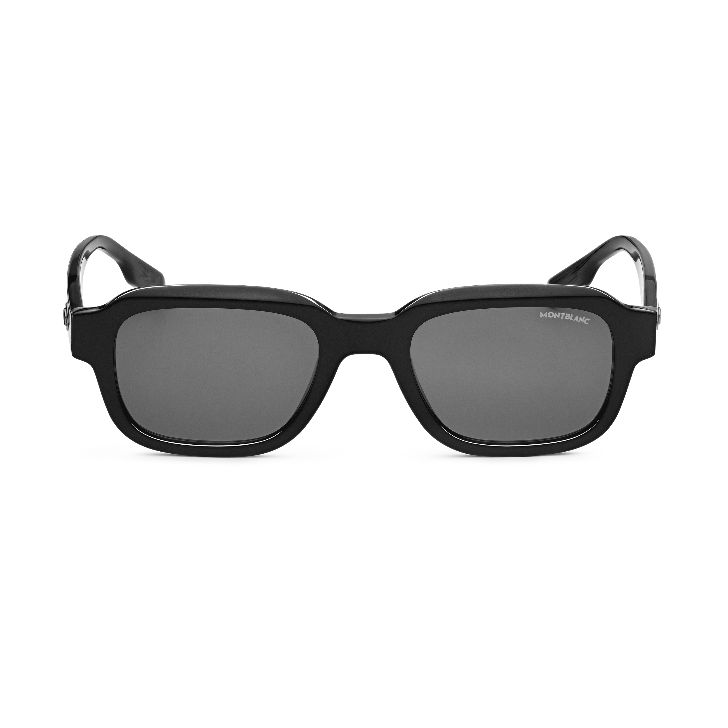 Rectangular Sunglasses with Black-Colored Acetate Frame, image 1