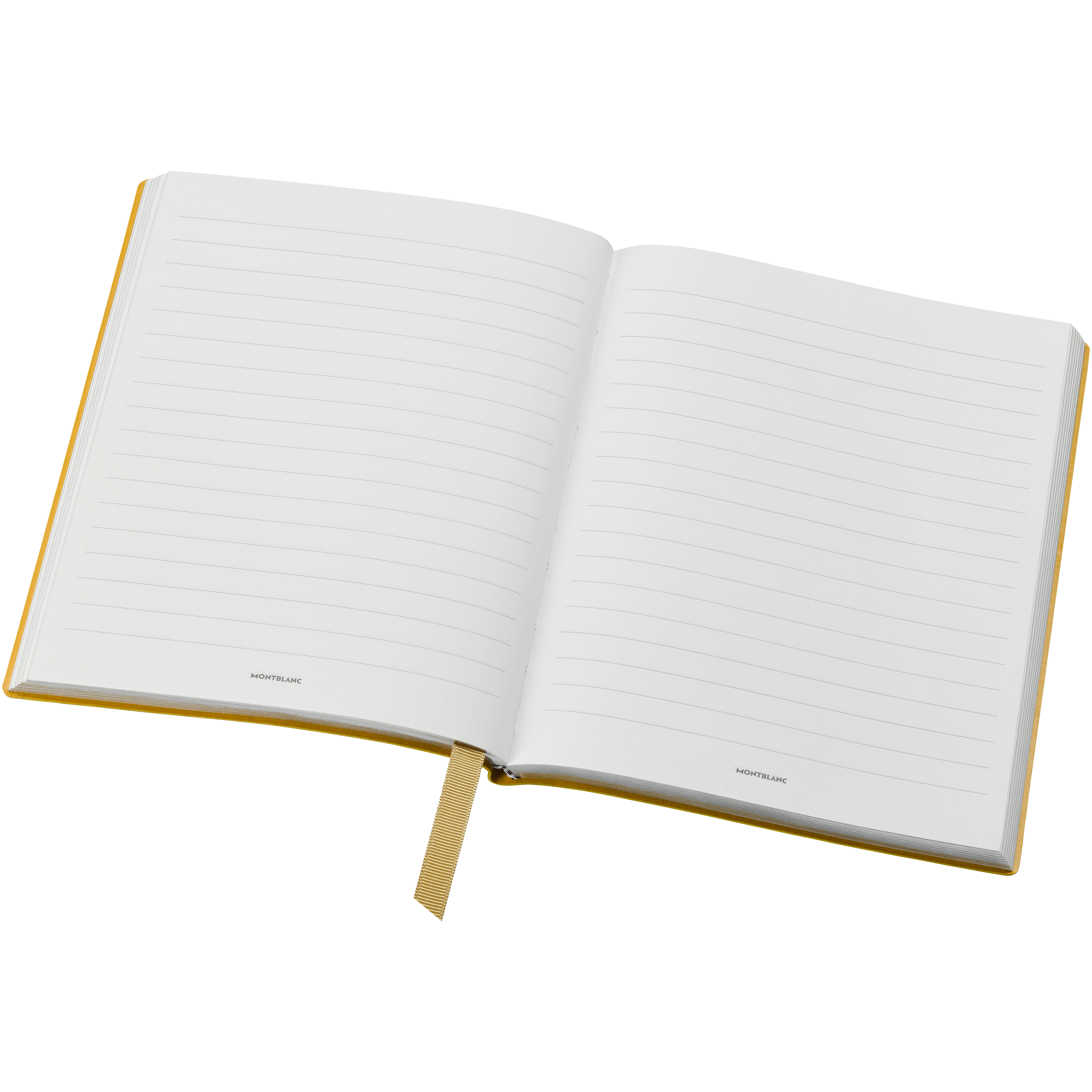2 صورة ،Montblanc notebook #146 small, mustard yellow lined