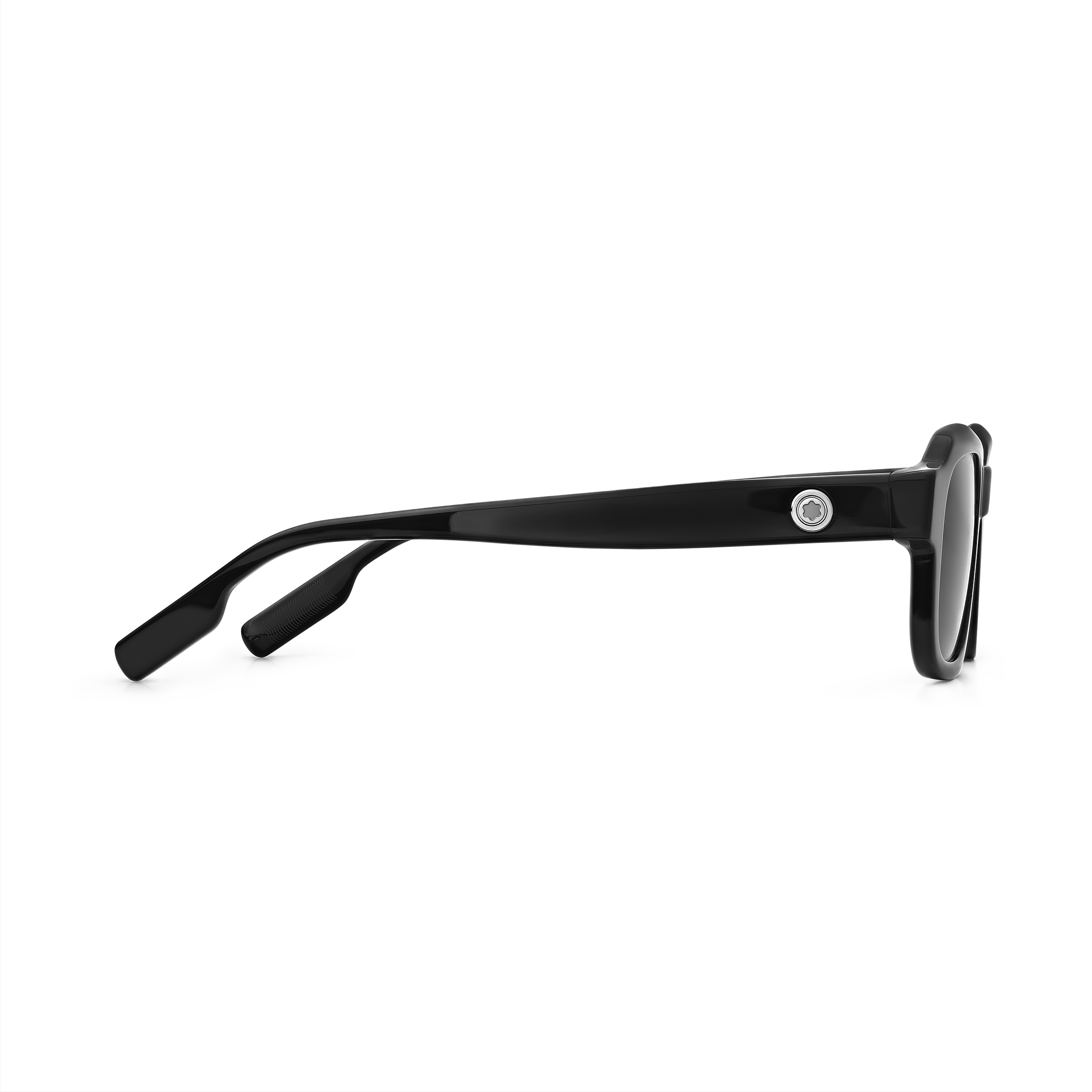 Rectangular Sunglasses with Black-Colored Acetate Frame, image 2