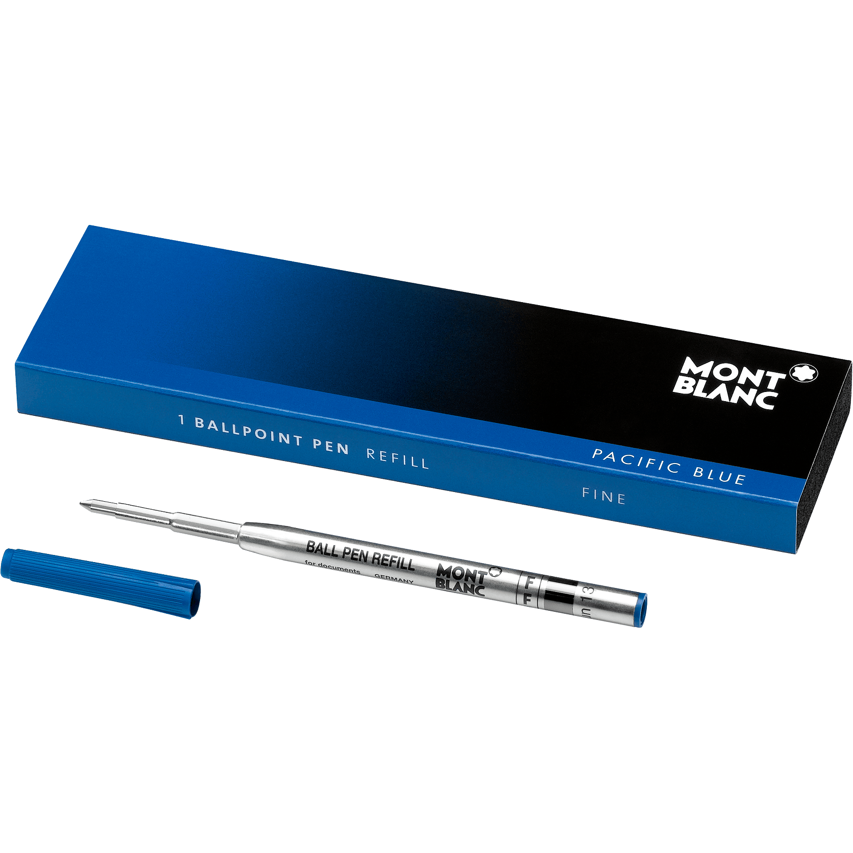 1 Ballpoint Pen Refill (F) Pacific Blue, image 1