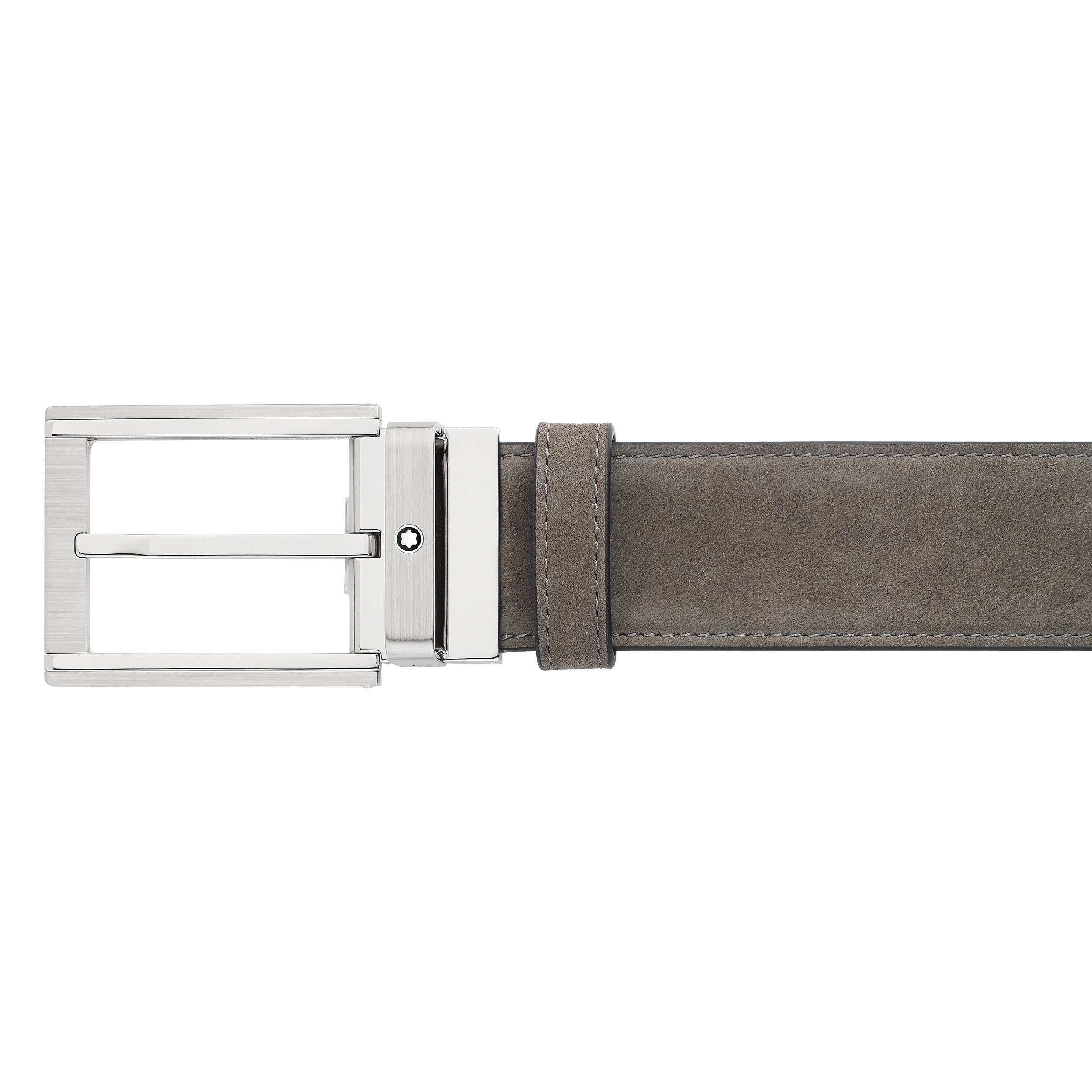 Black/Taupe 35 mm reversible  leather belt, image 2