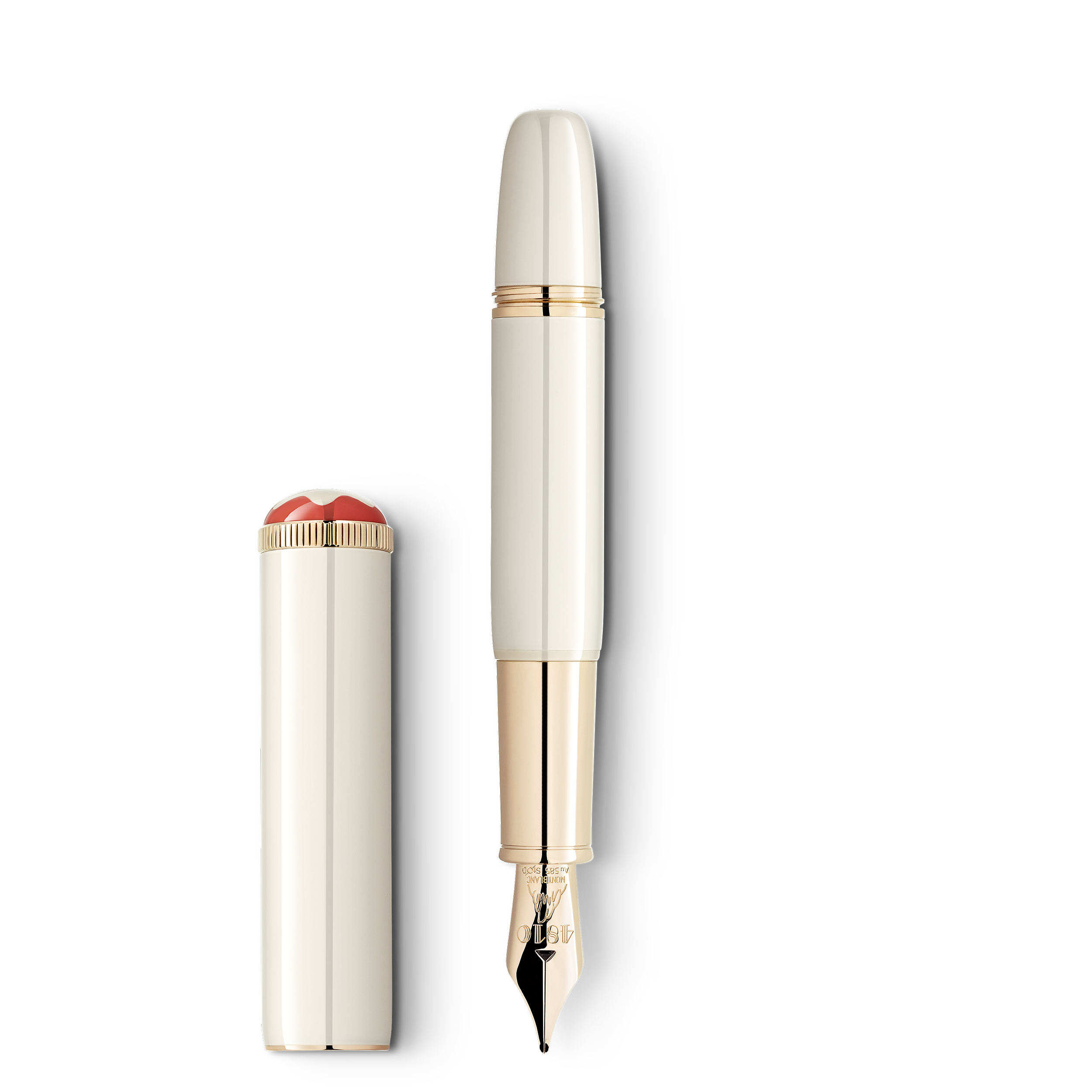 Montblanc Heritage Rouge et Noir "Baby" Special Edition Ivory-colored Fountain Pen F