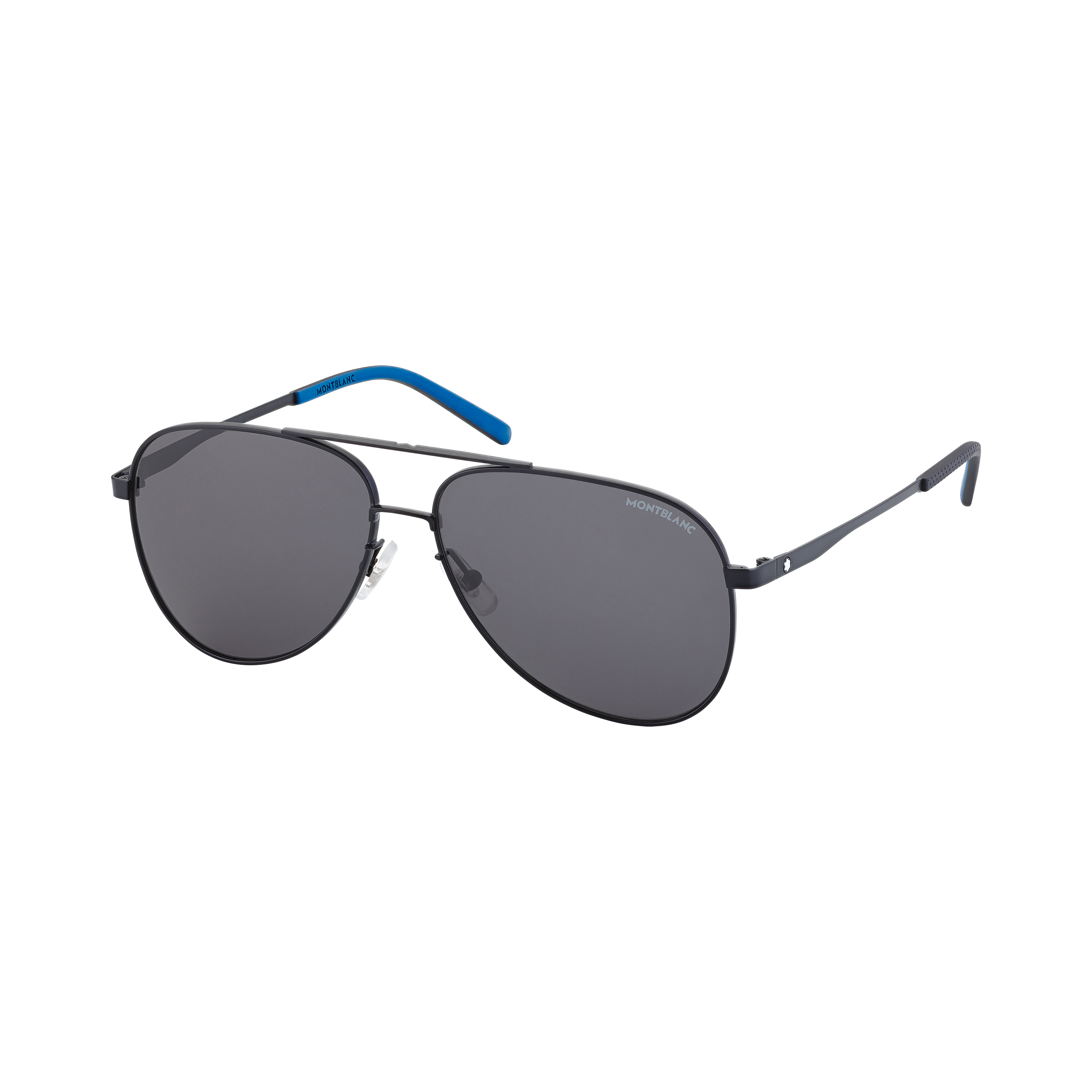 Square Black Metal Frame Sunglasses, image 2