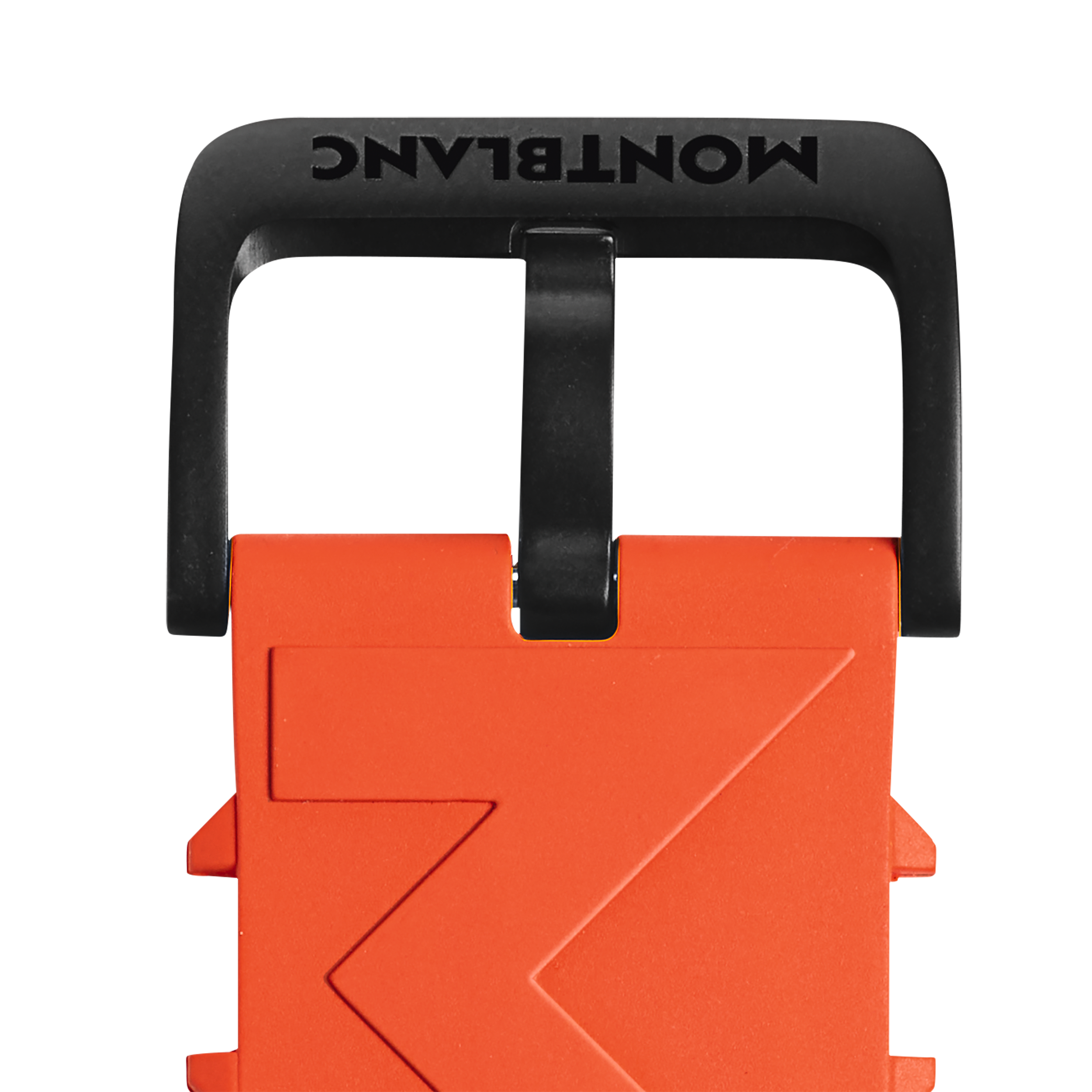 Orange Rubber Strap with Logo, image 2