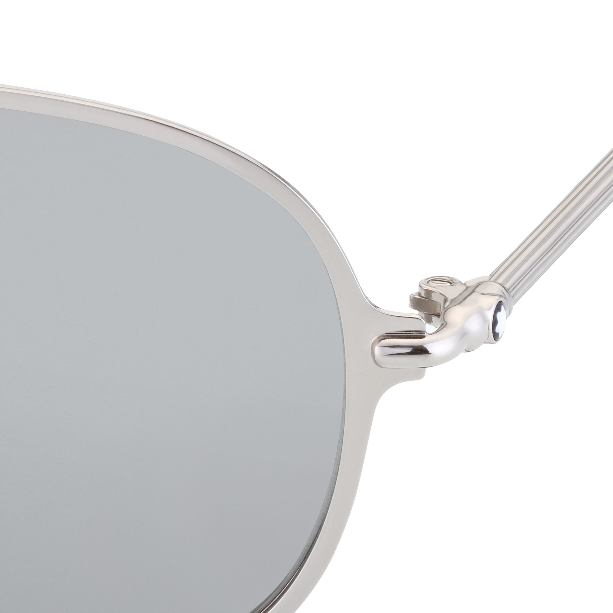 2 صورة ،Silver-Coloured Square Sunglasses