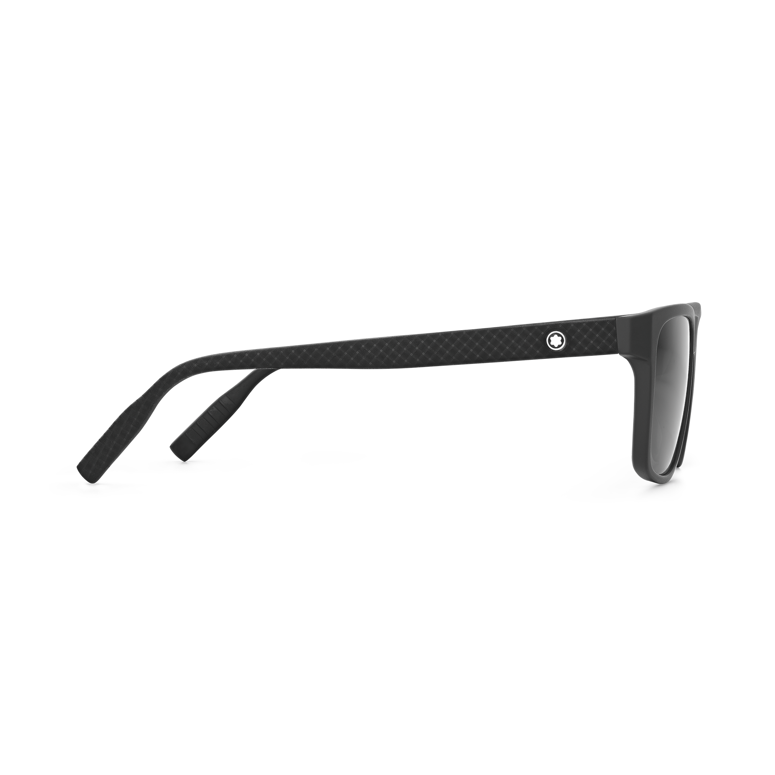 Rectangular Sunglasses with Black-Colored Injected Frame, image 2