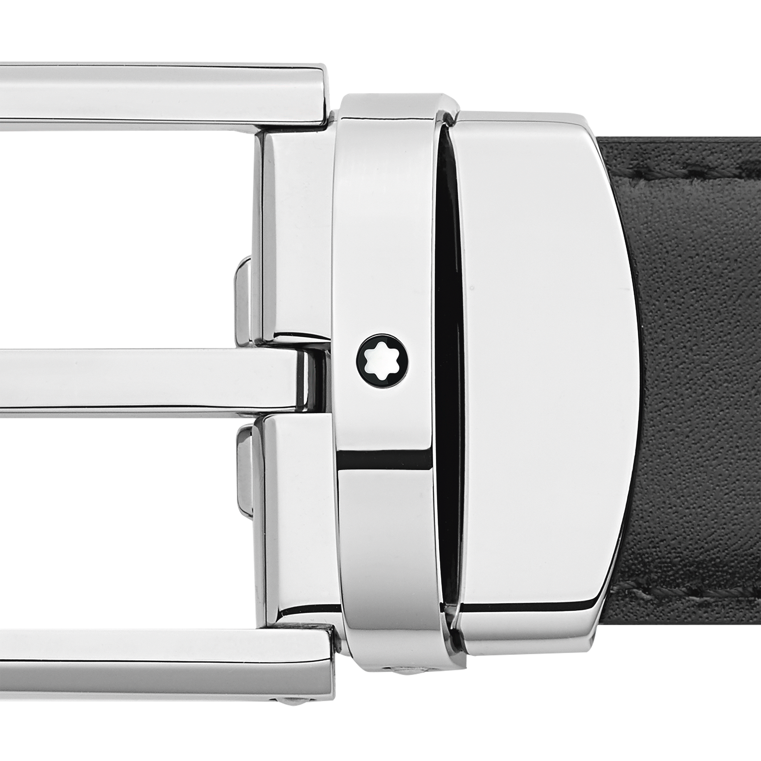Black/brown 30 mm reversible leather belt, image 4
