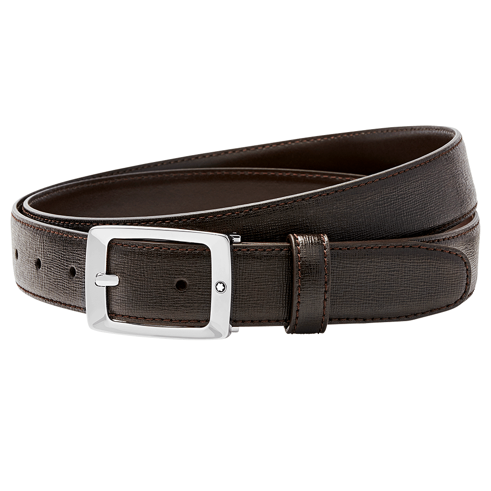 Black/brown reversible cut-to-size casual belt, image 1