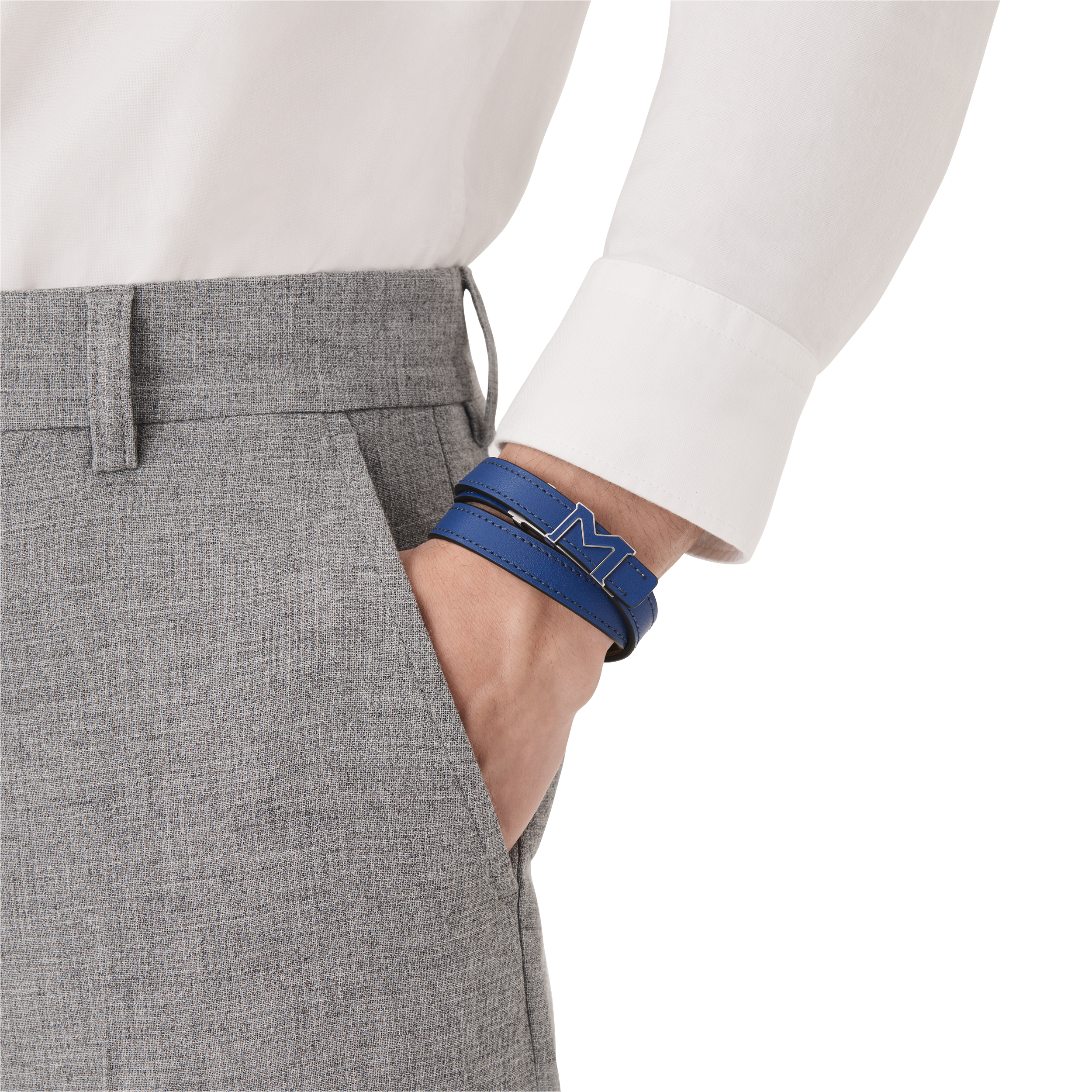 Bracelet Montblanc M Logo blue, image 3
