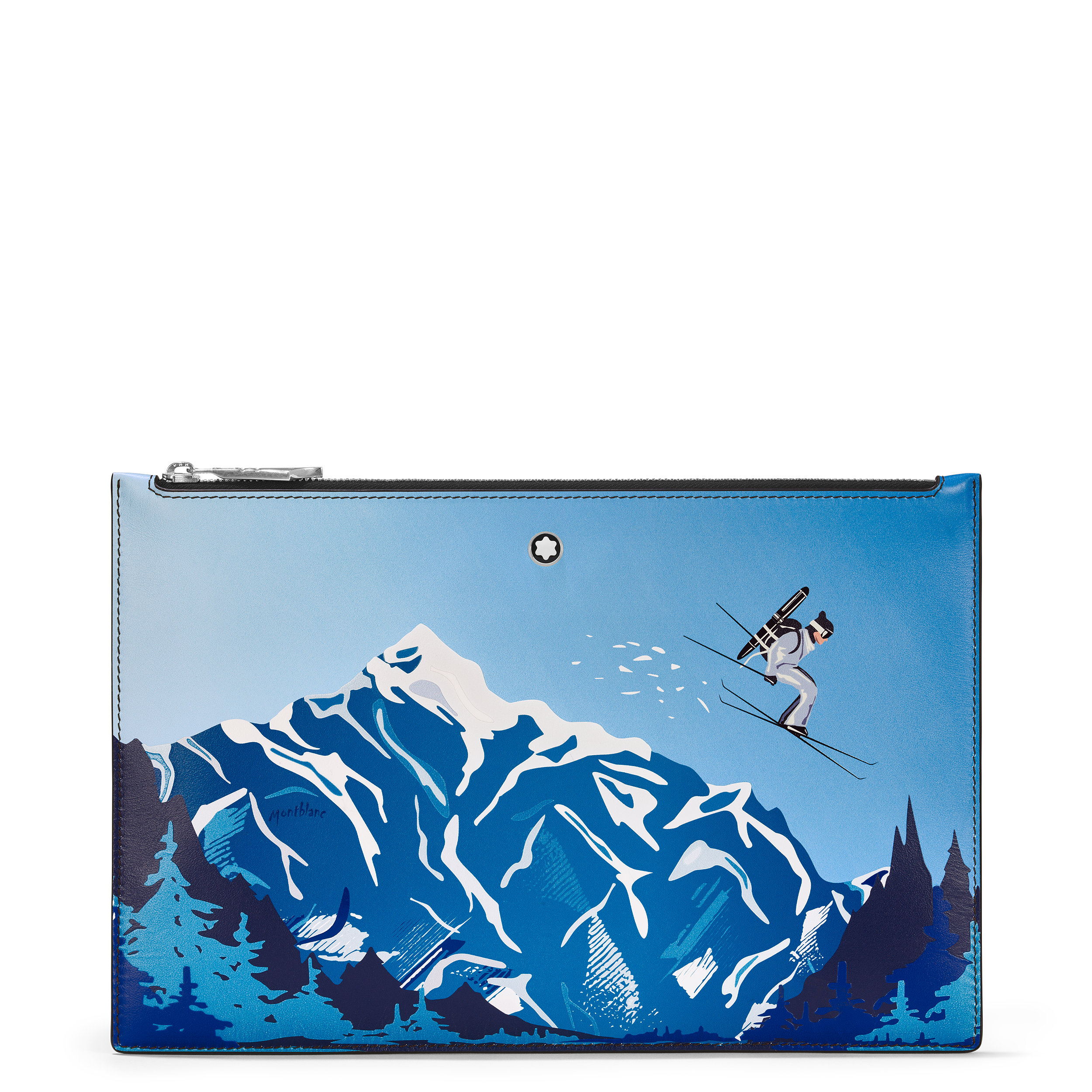 Meisterstück scenic pouch with ski jumper