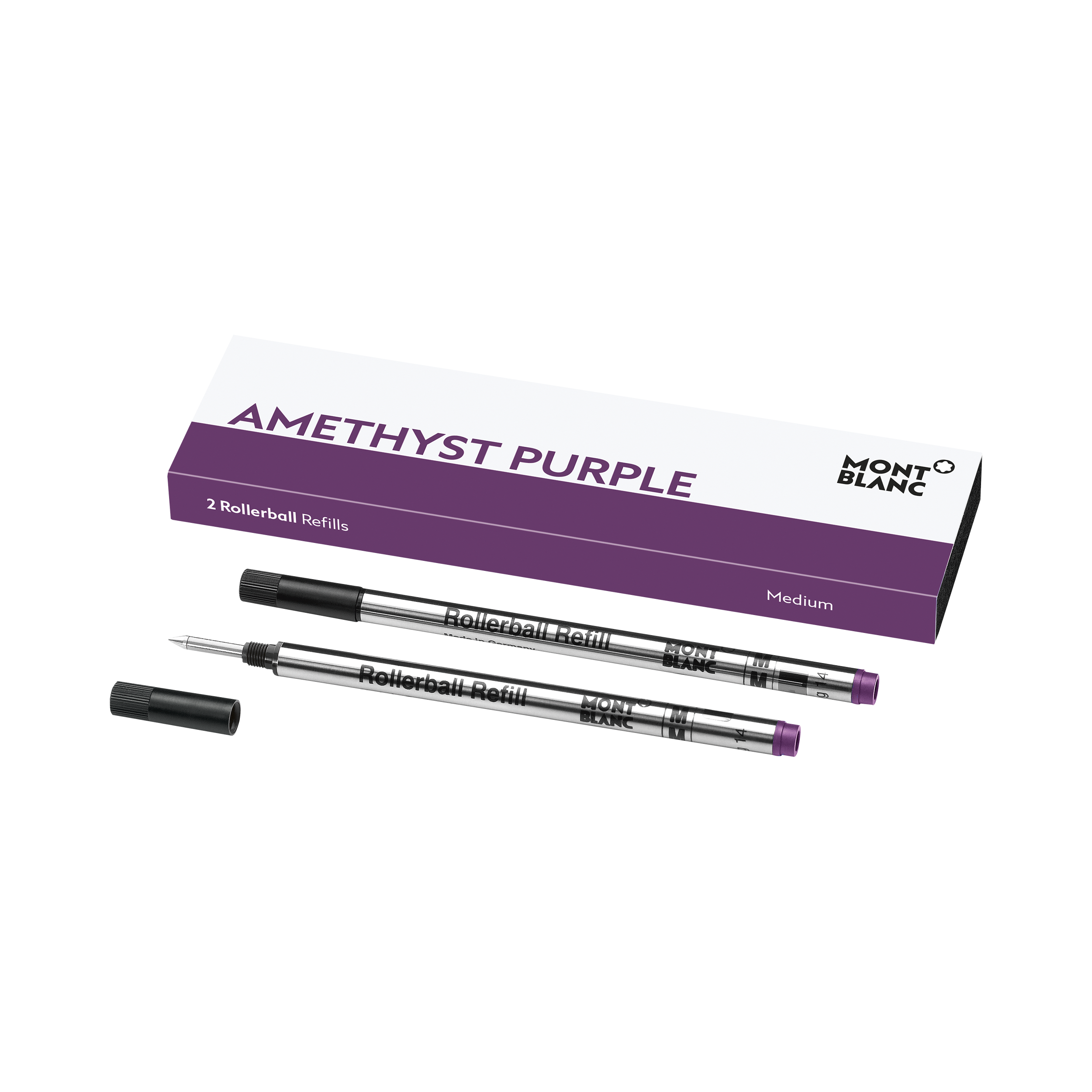 2 Rollerball Refills, Amethyst Purple - Medium, image 1