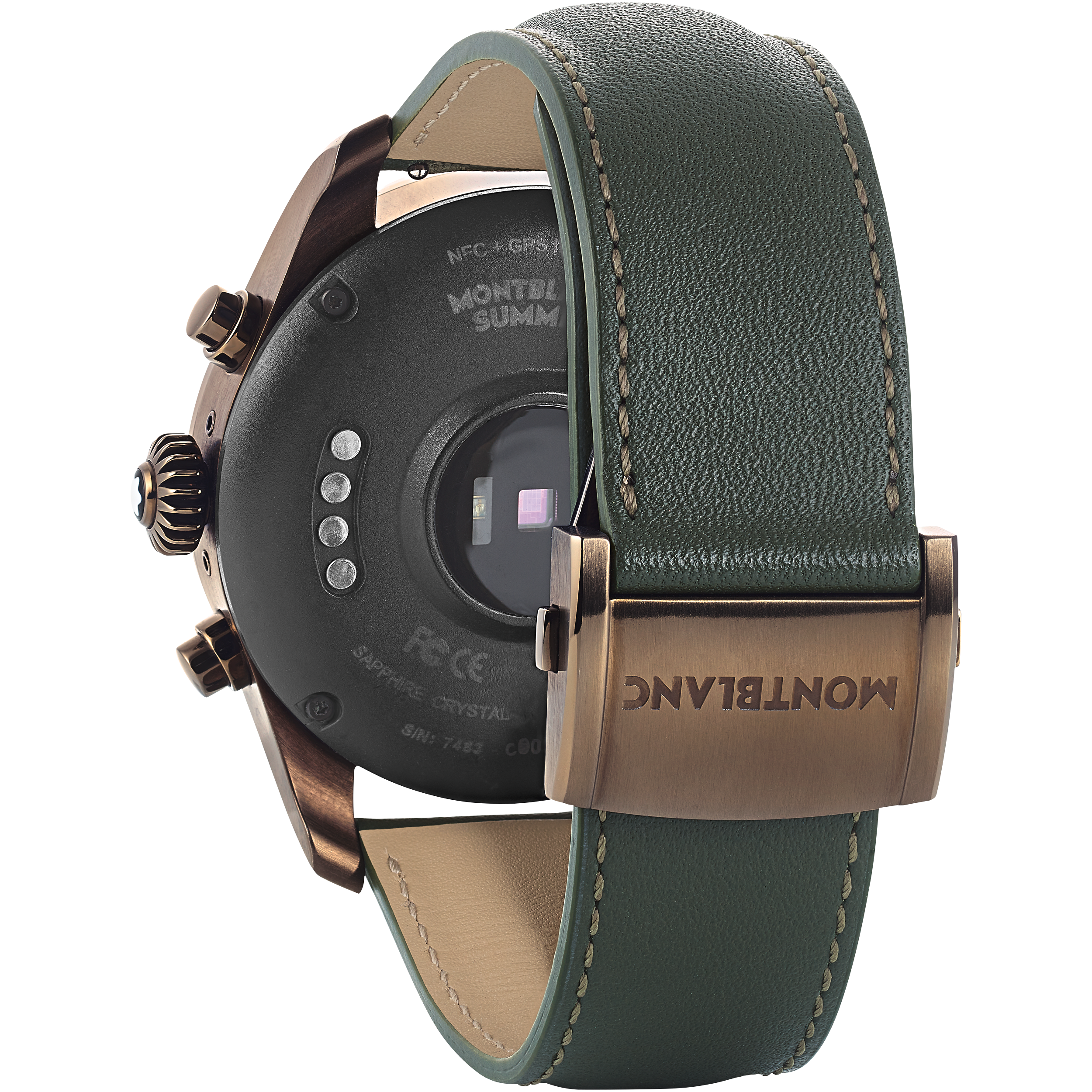 Montblanc Summit 2+ Stainless Steel Bronze Colour and Leather, image 2