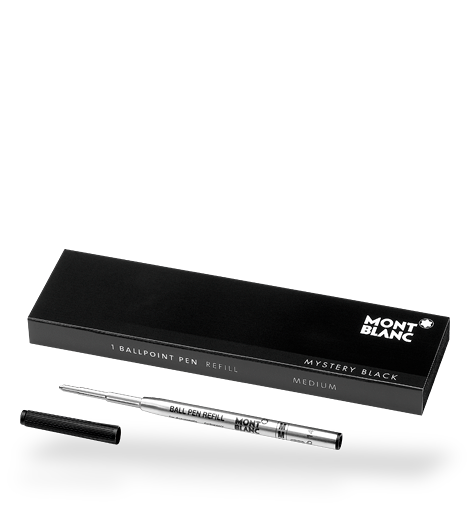 2 صورة ،1 Ballpoint Pen Refill (M) Mystery Black