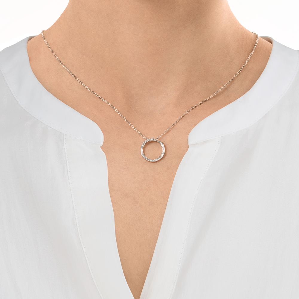 Âme de star white gold necklace, image 4