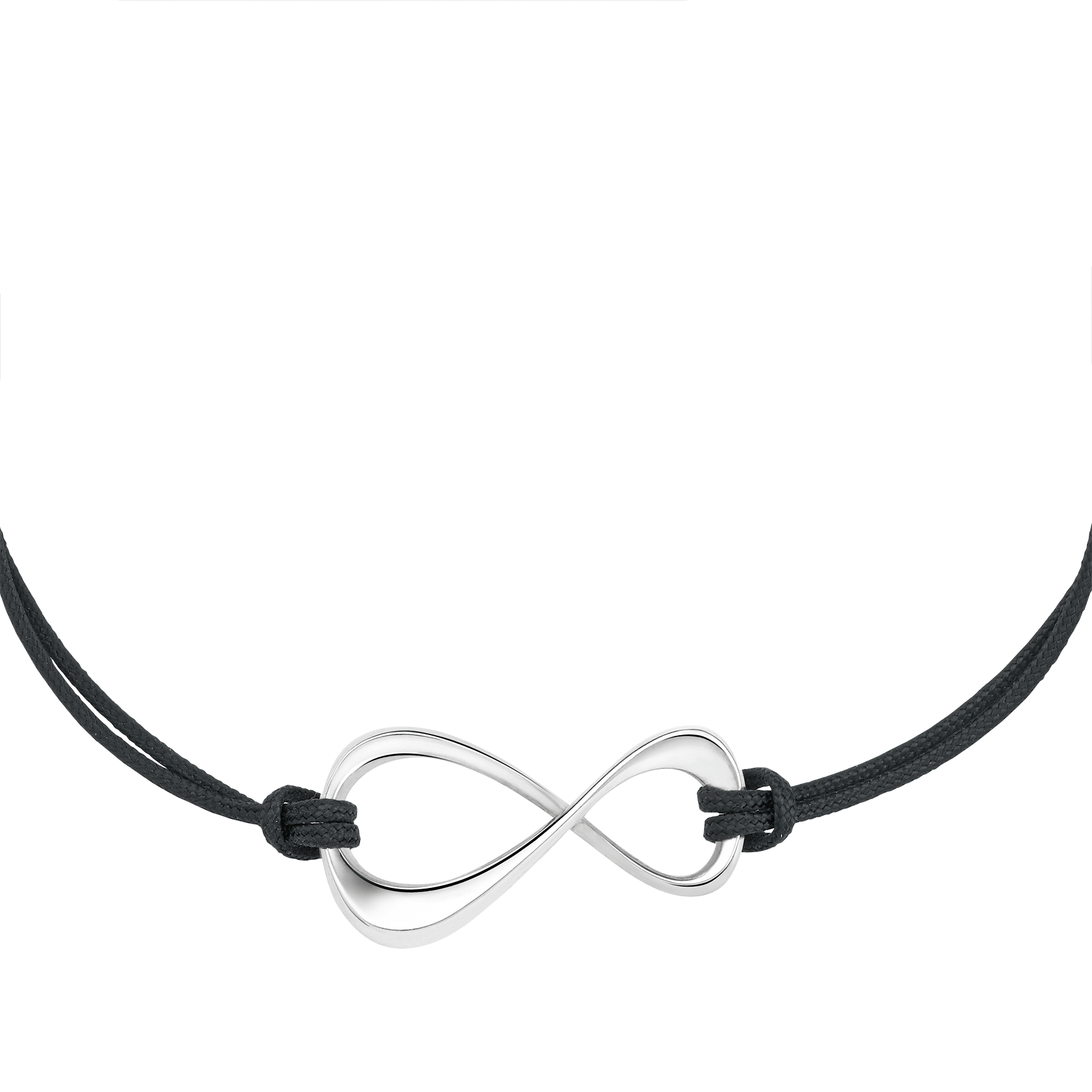 Infiniment Vôtre silver cord bracelet, image 4