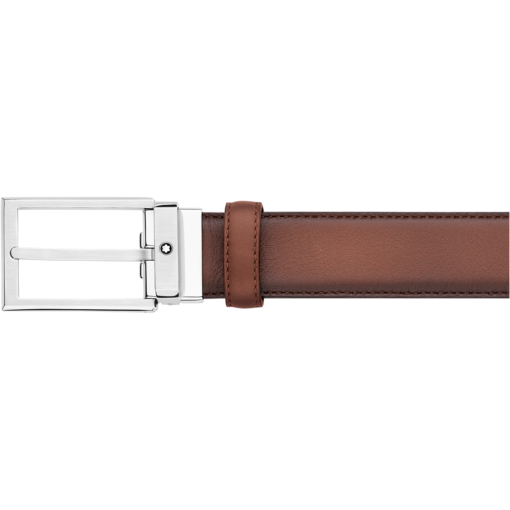Rectangular Shiny & Mat Stainless Steel Pin Buckle, image 1