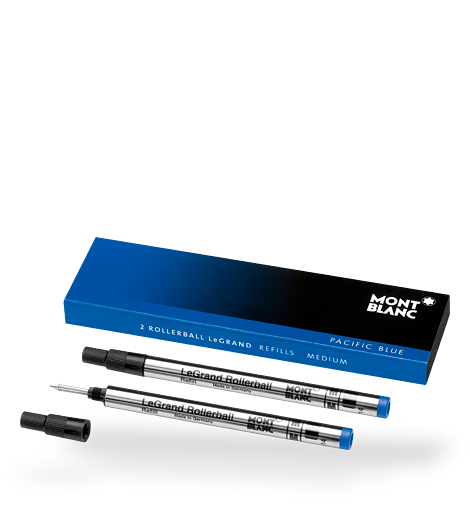 2 Rollerball LeGrand Refills (M) Pacific Blue, image 4