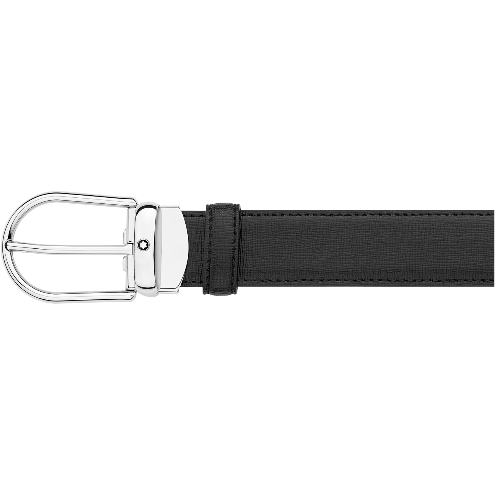 Horseshoe Shiny Palladium-Coated Pin Buckle, image 1