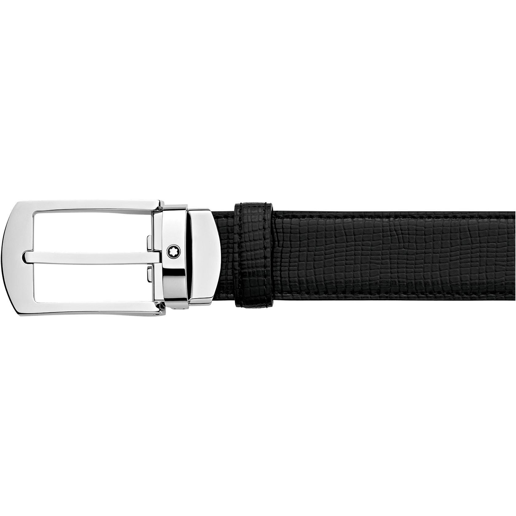 Rectangular Rounded Shiny Stainless Steel Pin Buckle, image 1
