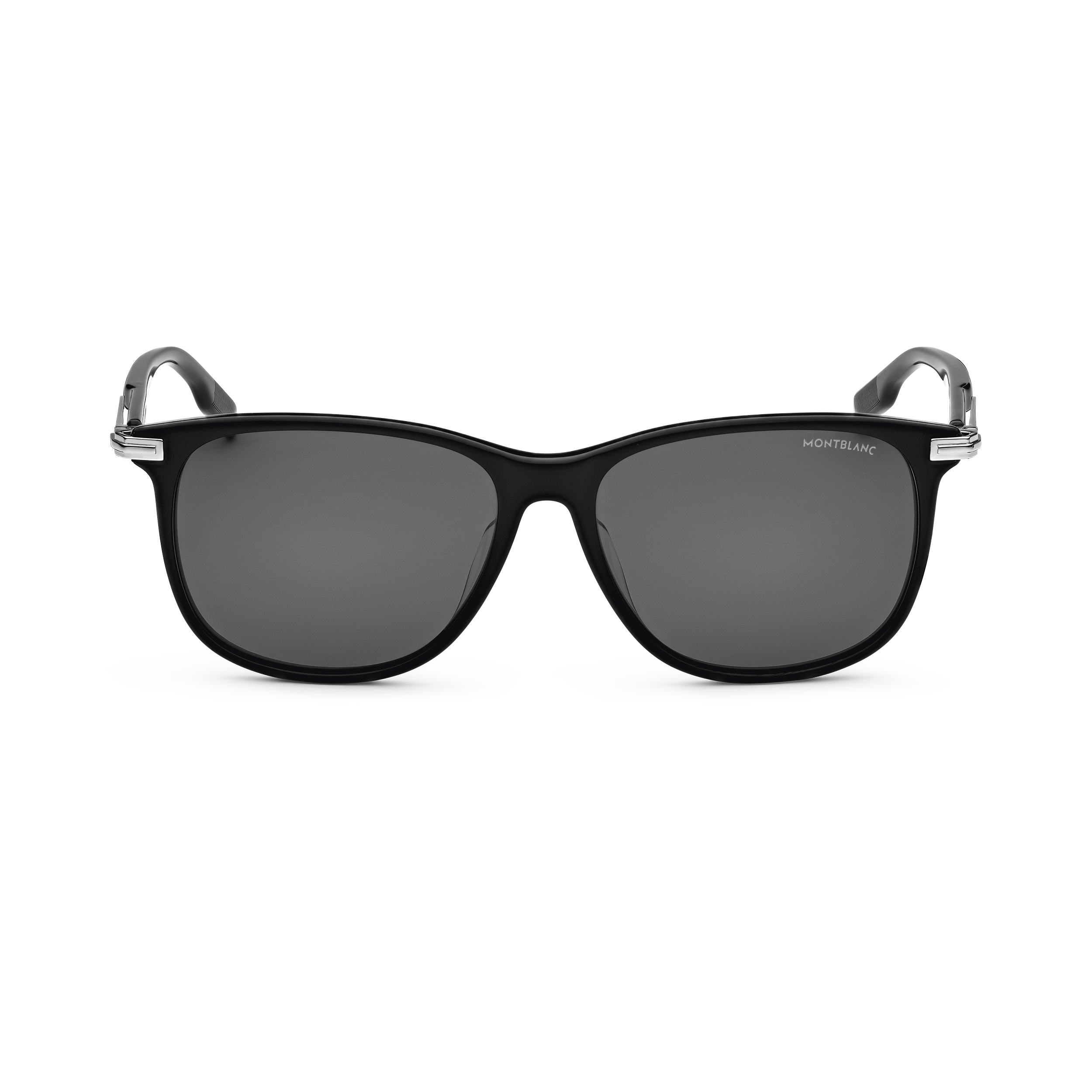 Rectangular Sunglasses with Black-Colored Acetate Frame, image 1