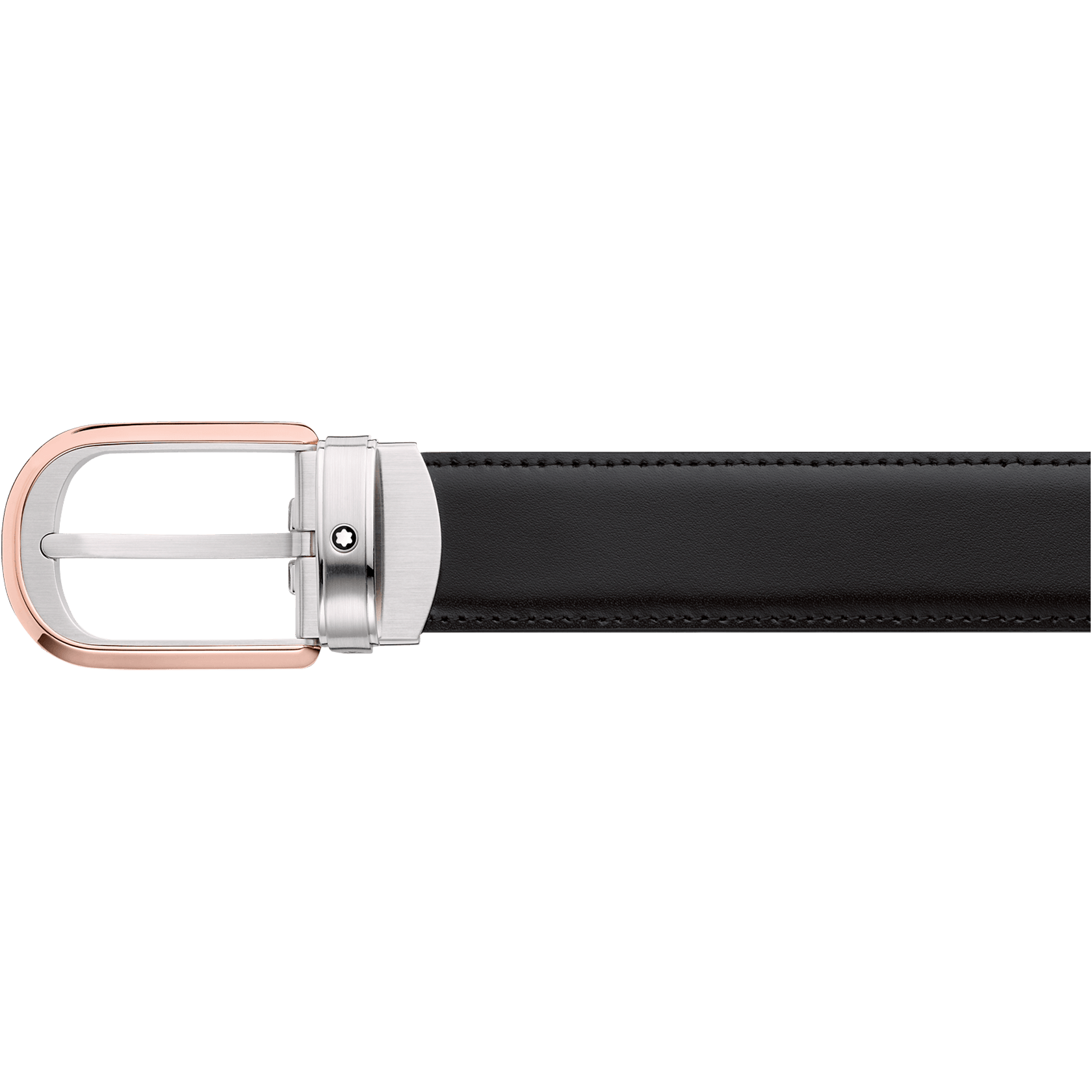 Black/brown reversible cut-to-size casual belt, image 1