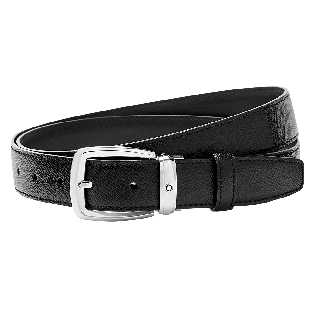 Black/brown reversible cut-to-size casual belt, image 1