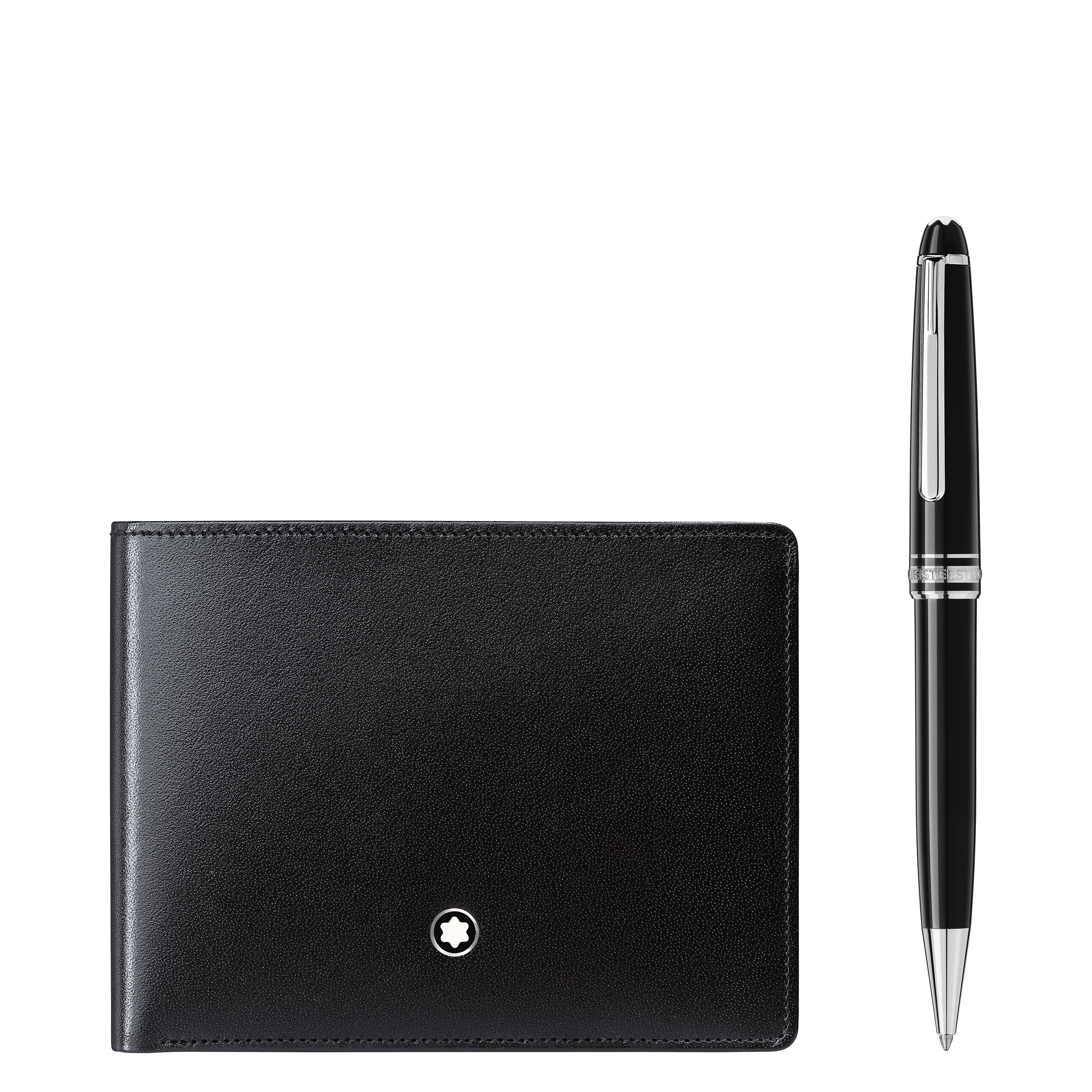 Set with Meisterstück Platinum-coated Classique Ballpoint Pen and Meisterstück Wallet 6CC, image 1