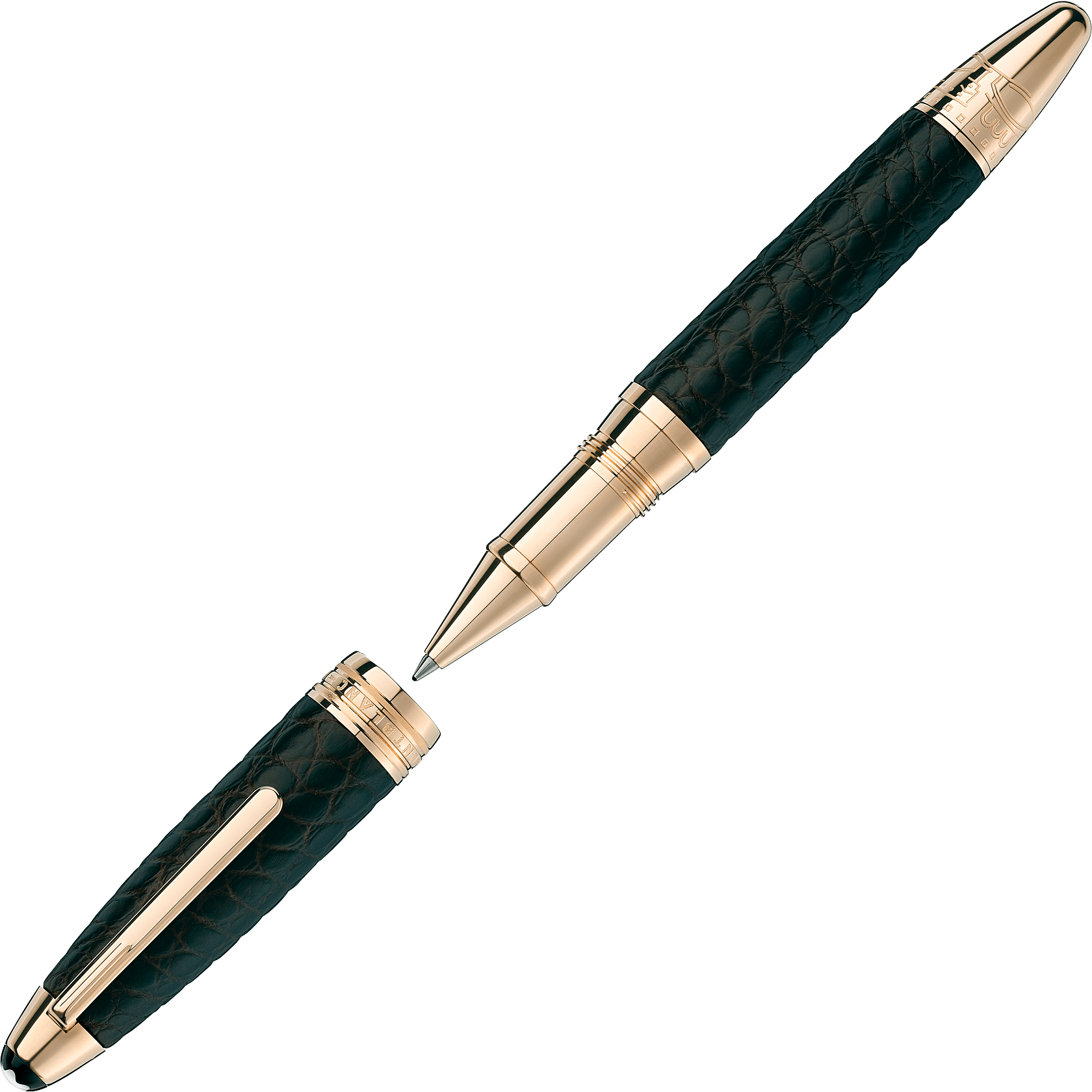 Great Masters Exotic Leather Brown Alligator Rollerball, image 1