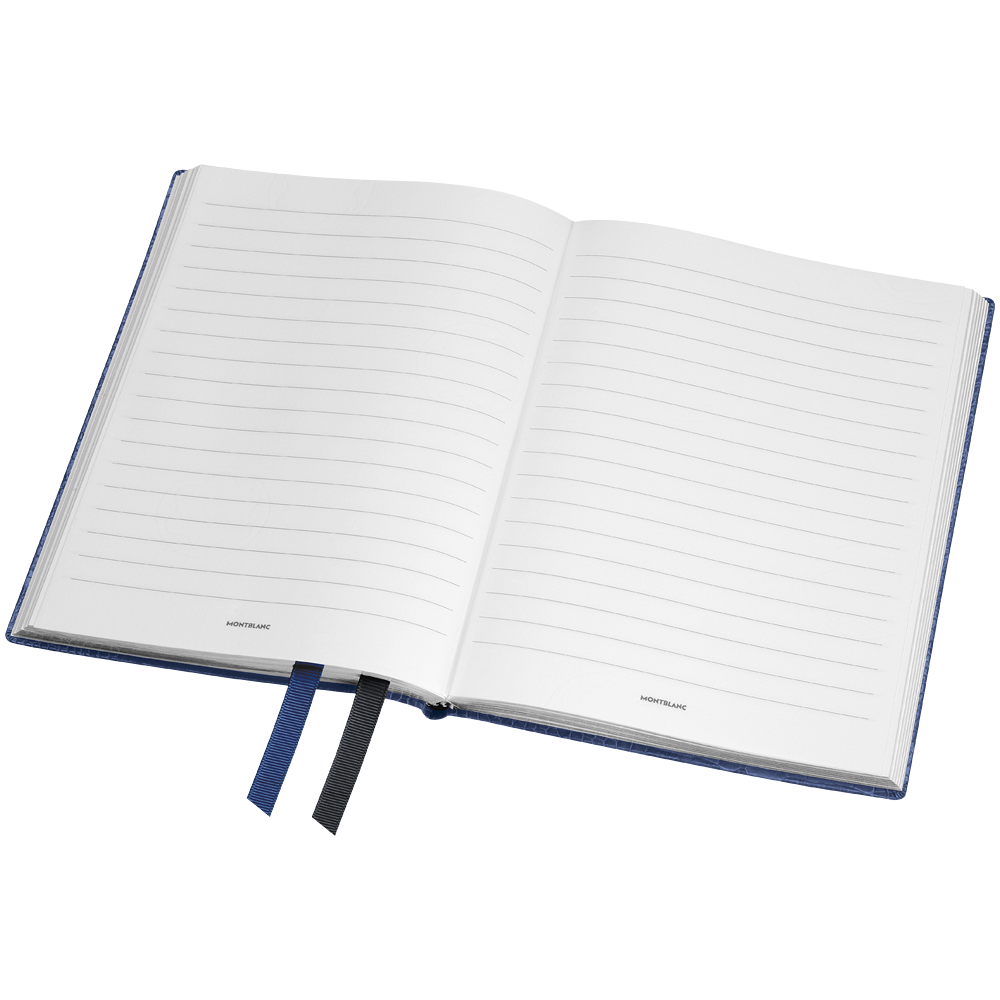 2 صورة ،Notebook #146 Croco Print Blue Violet