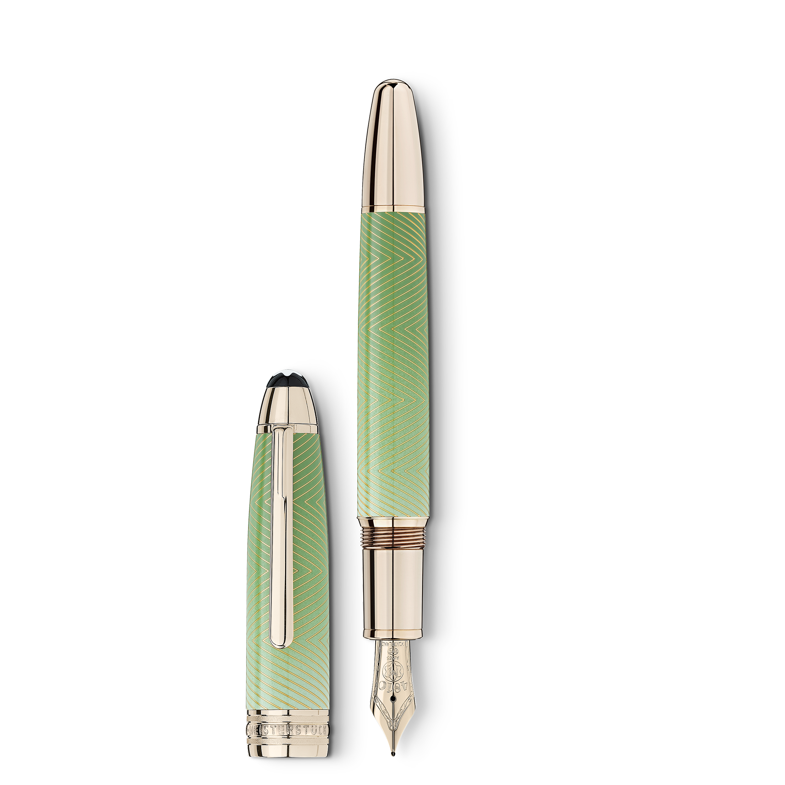 Meisterstück Calligraphy Solitaire Celadon Dégradé Fountain Pen, image 2