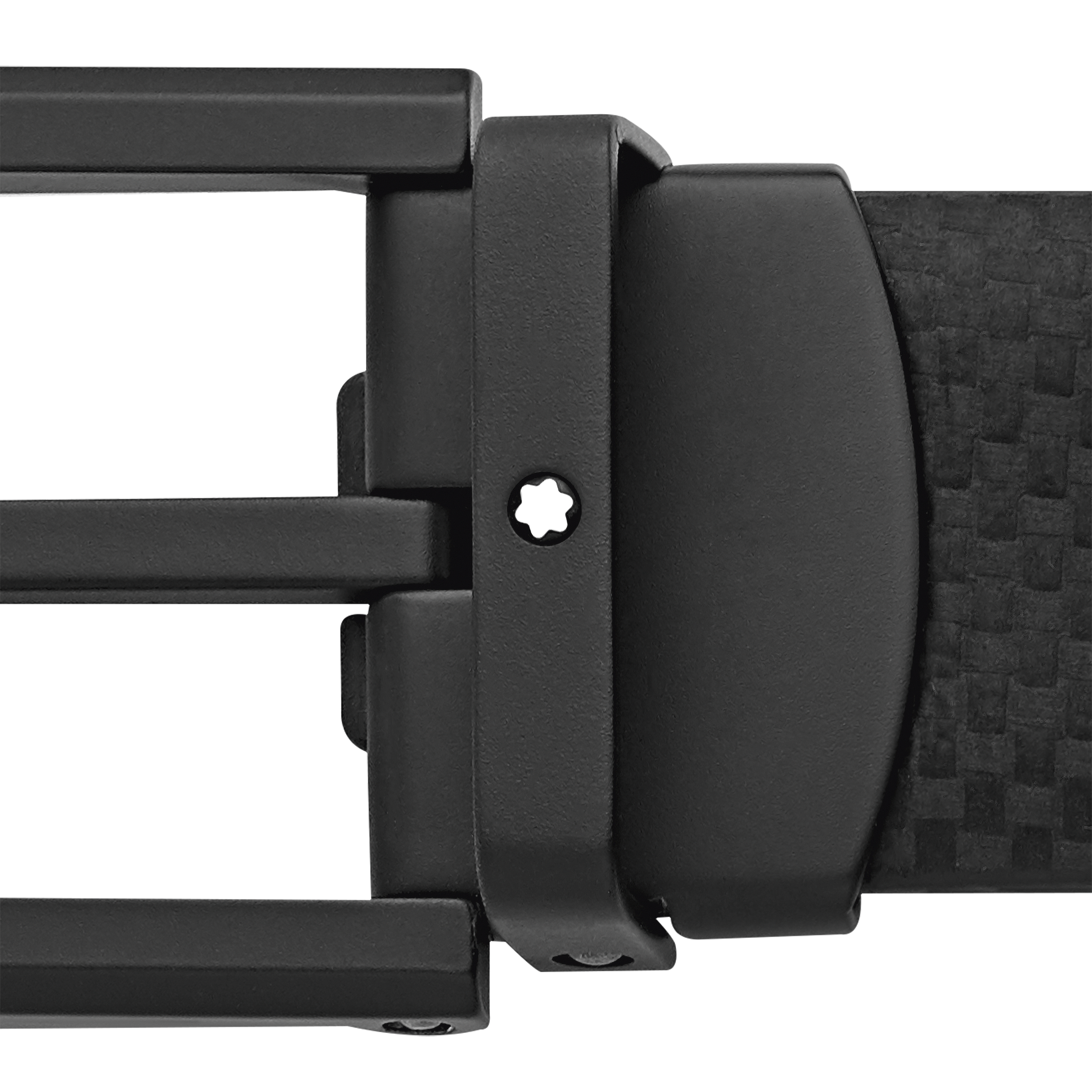 Black 30 mm leather belt, image 3