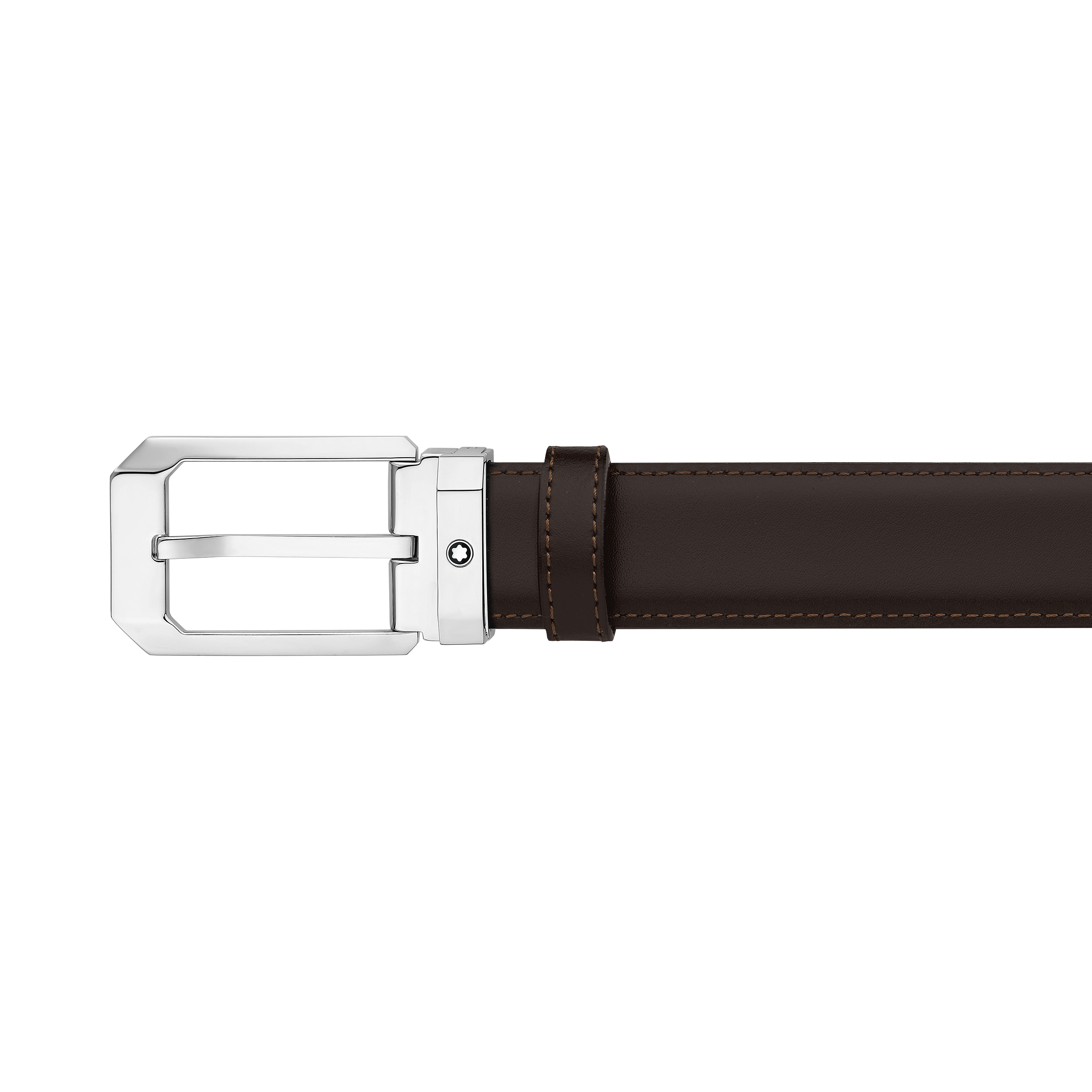 Black/brown 30 mm reversible leather belt, image 5