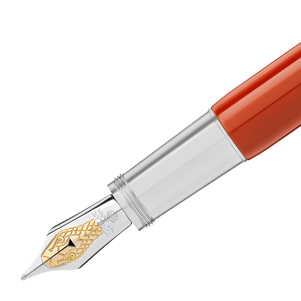 Montblanc Heritage Collection Rouge et Noir Special Edition Coral Fountain Pen, image 2