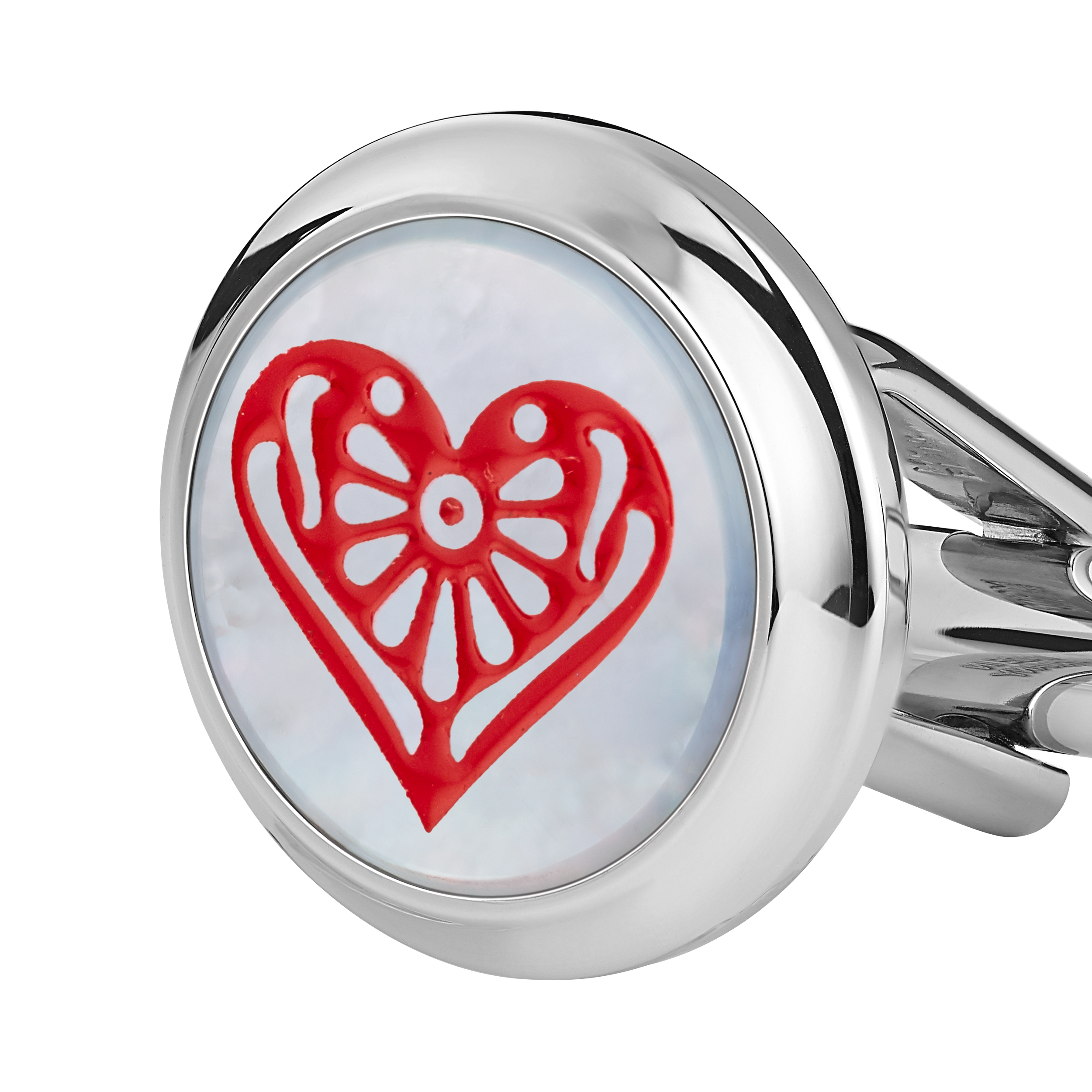 Meisterstück Tribute to the Book Around the World in 80 Days Spade & Heart Cufflinks, image 3