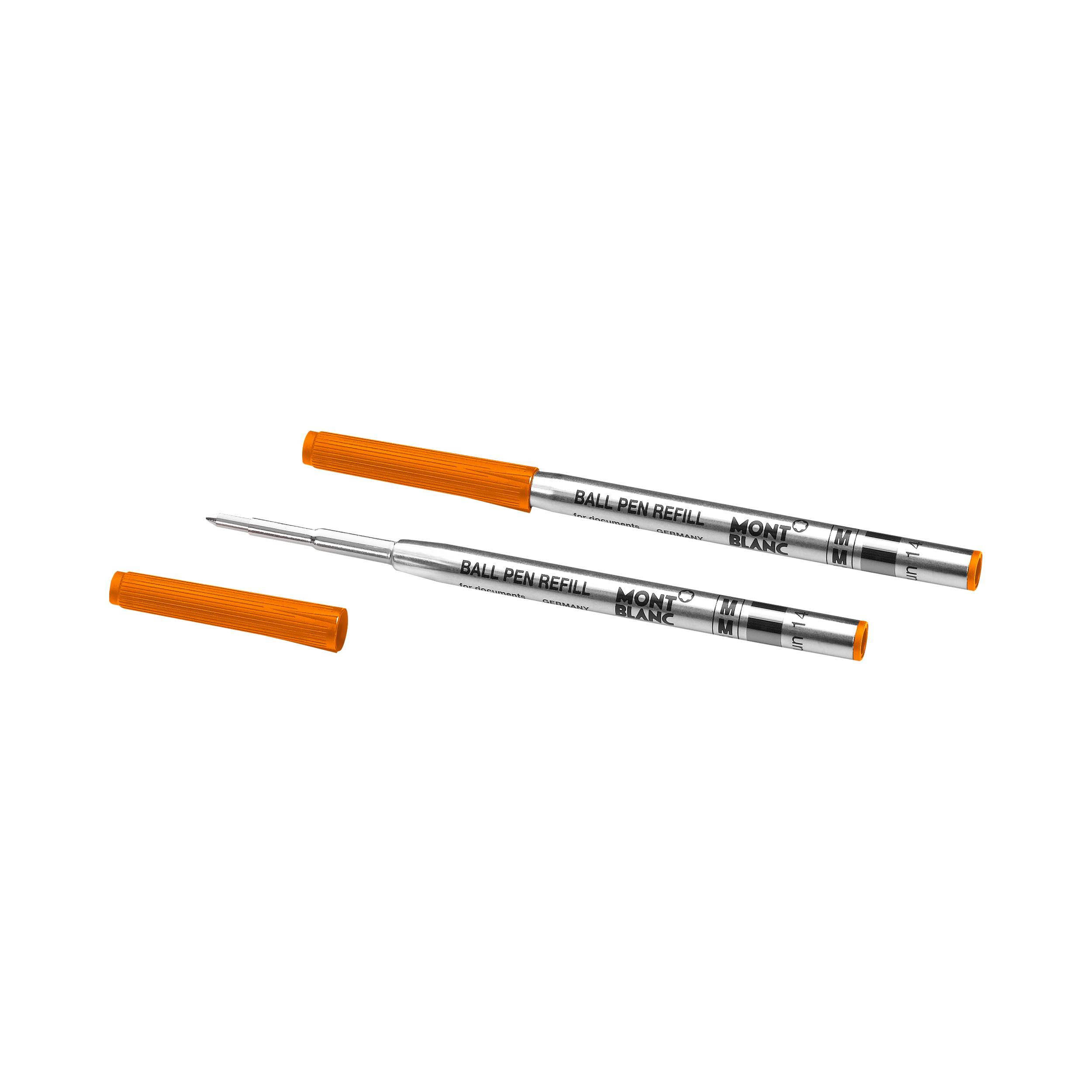 2 Ballpoint Refills, Manganese Orange - Medium, image 2