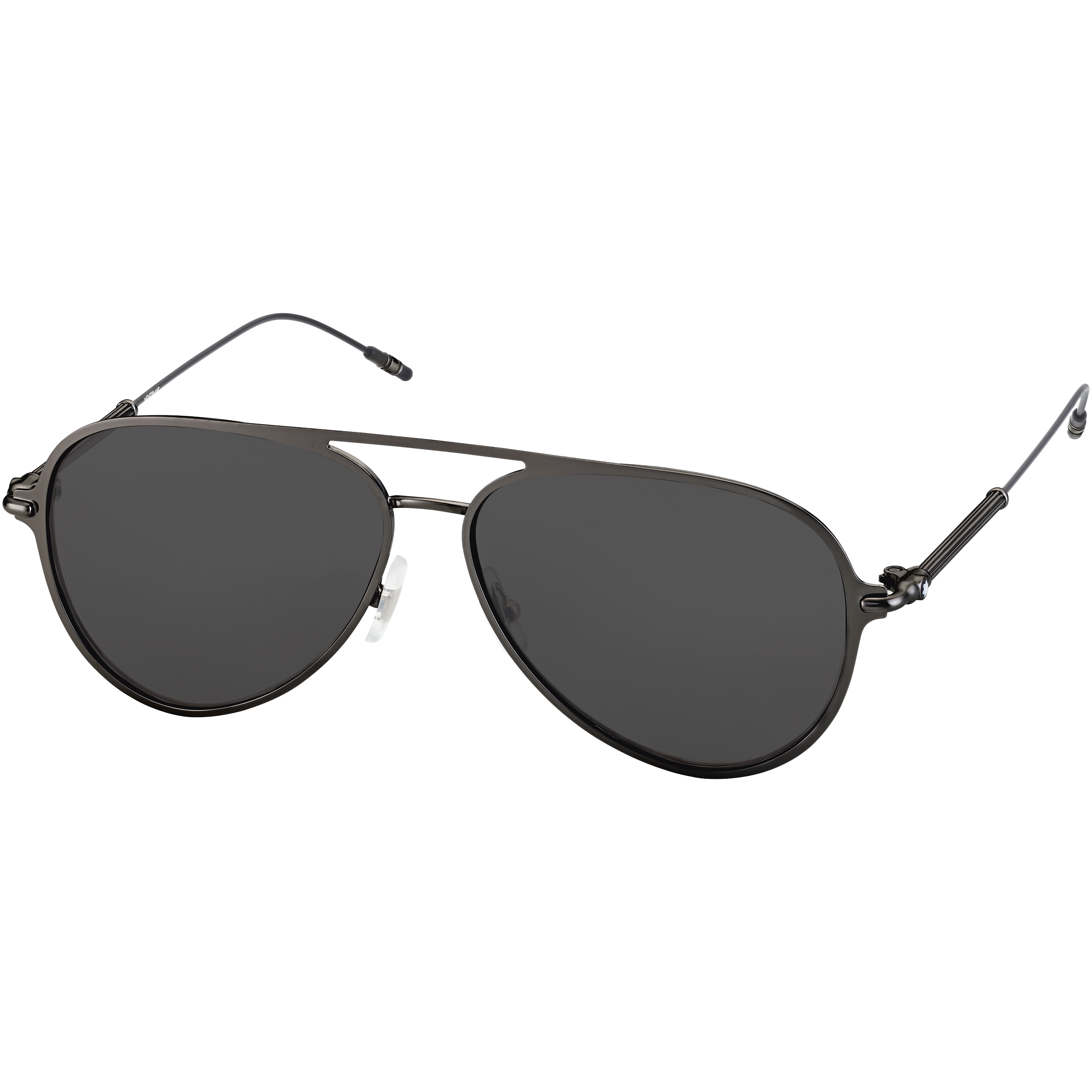 1 صورة ،Ruthenium-Coloured Square Sunglasses