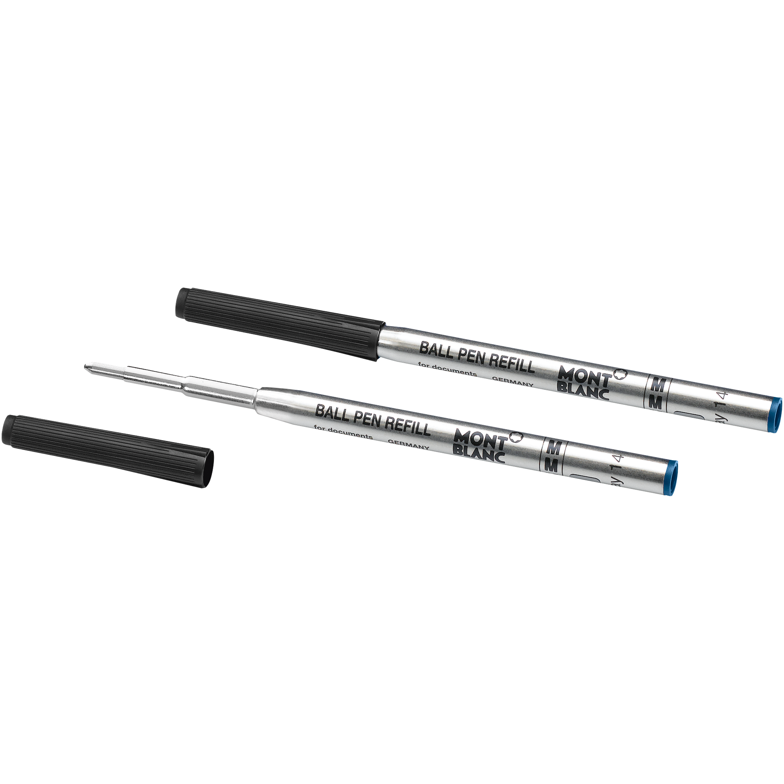 2 Ballpoint Pen Refills (M), Petrol Blue, image 2