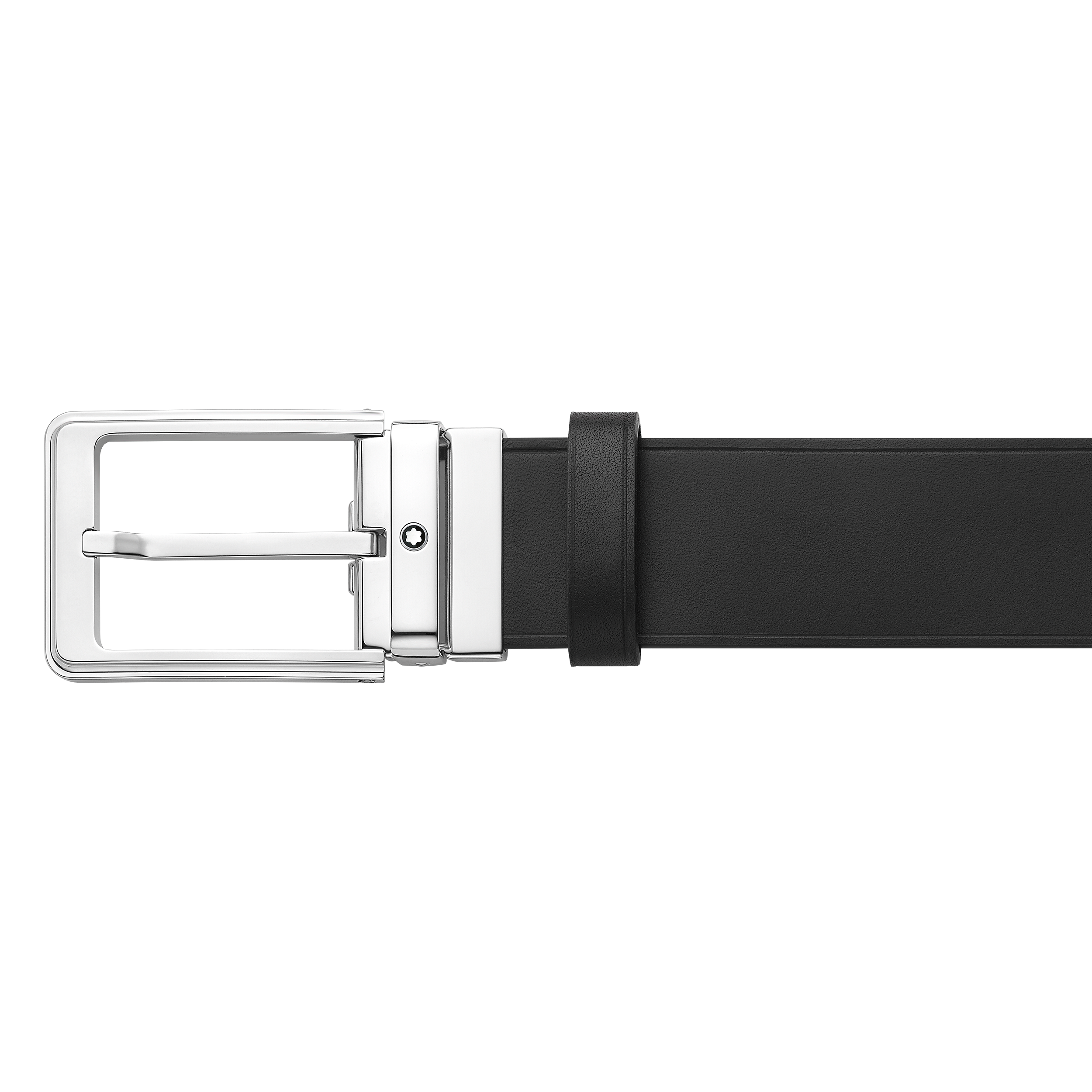 Black/brown 35 mm reversible leather belt, image 5