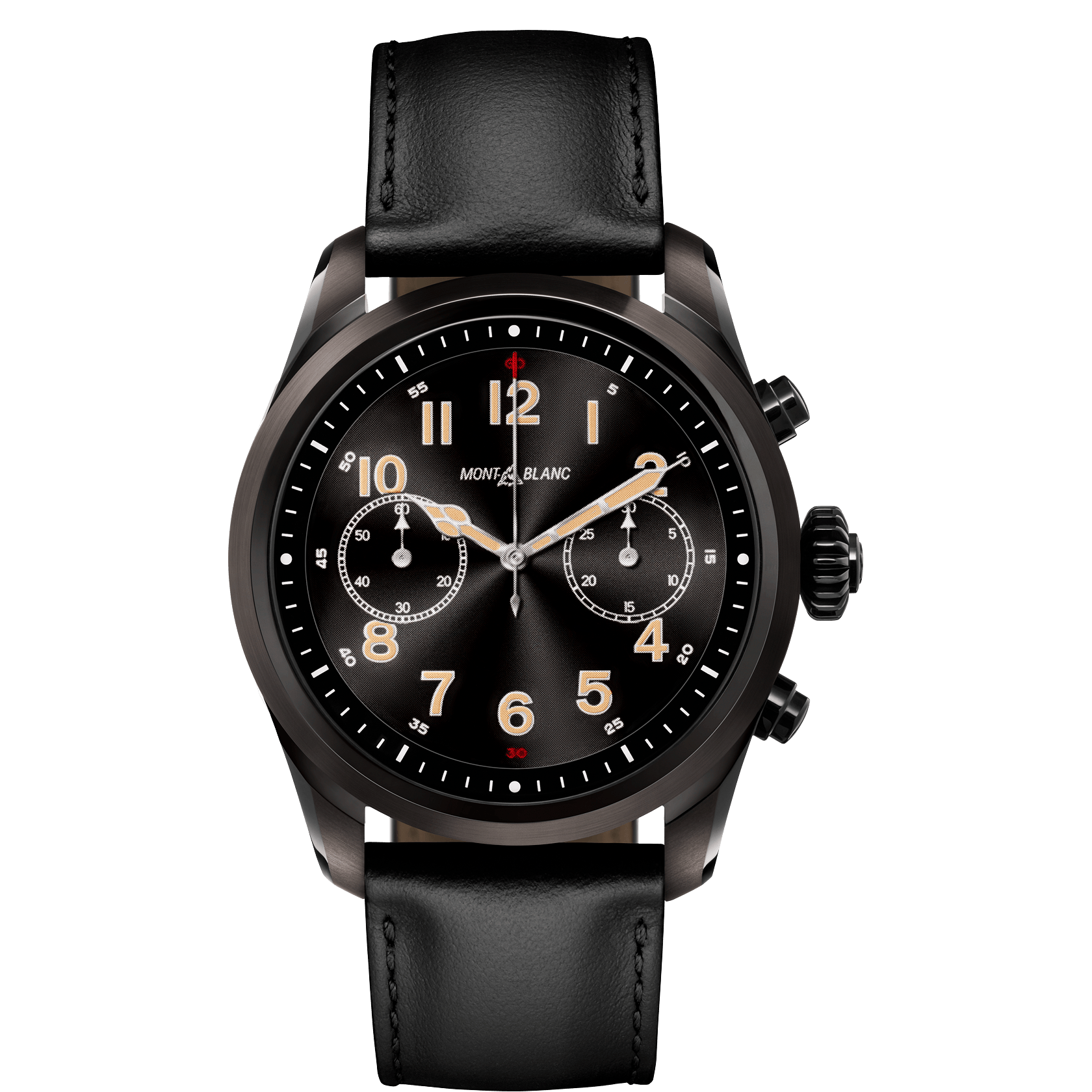 1 صورة ،Montblanc Summit 2 Stainless Steel Black and Leather