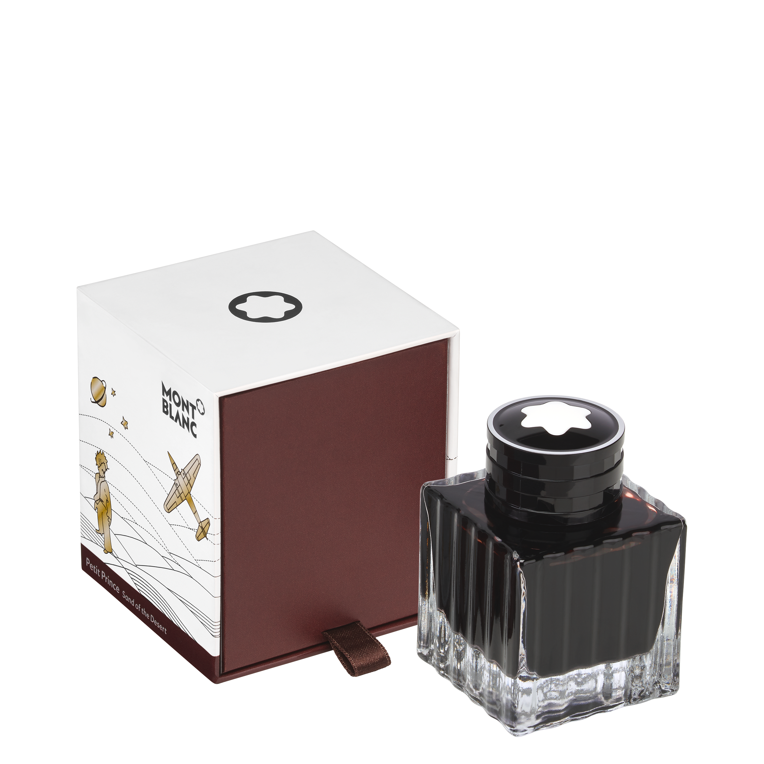 Ink Bottle 50 ml, Petit Prince, Sand of the Desert, Brown