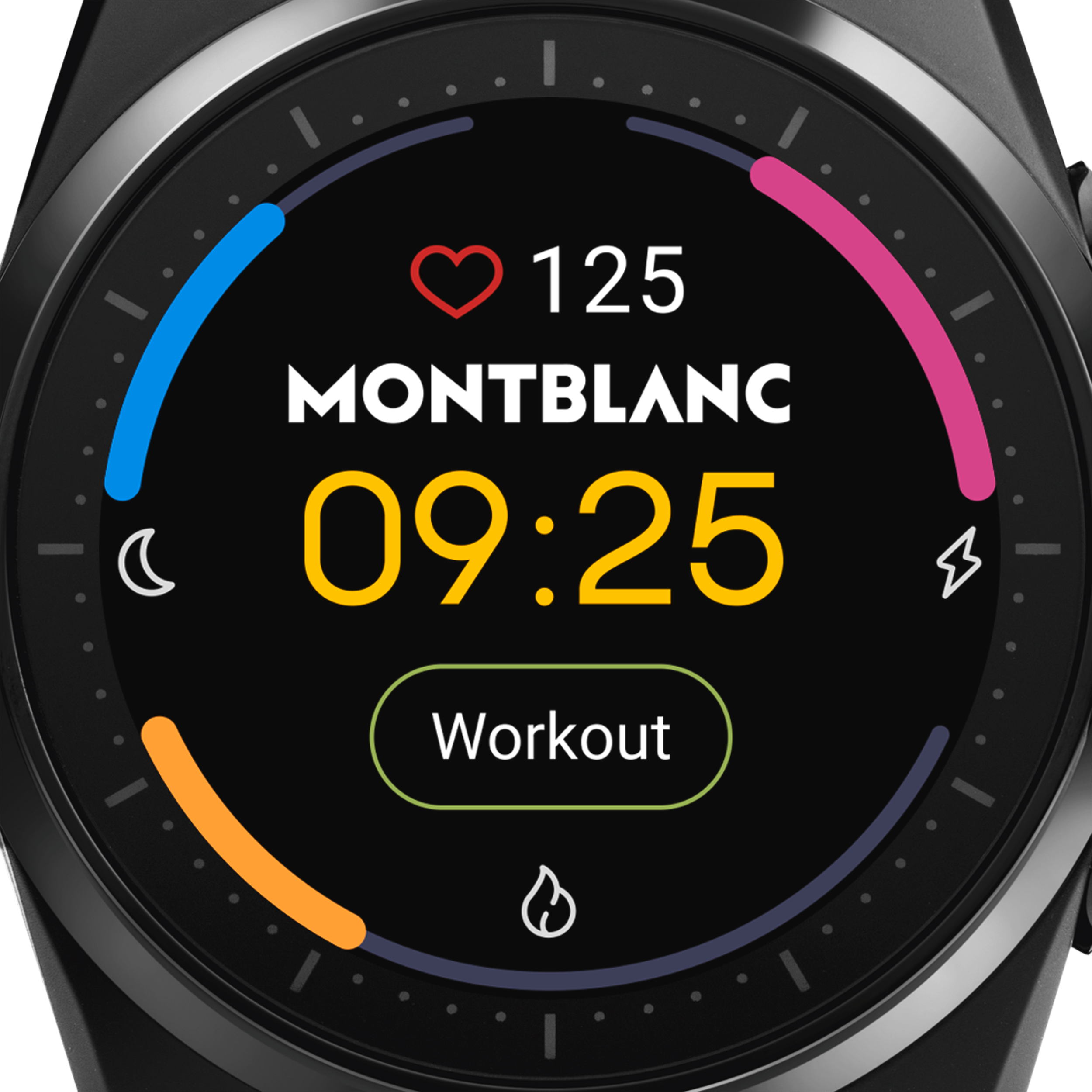 Montblanc Summit Lite Smartwatch - Black with Fabric Strap