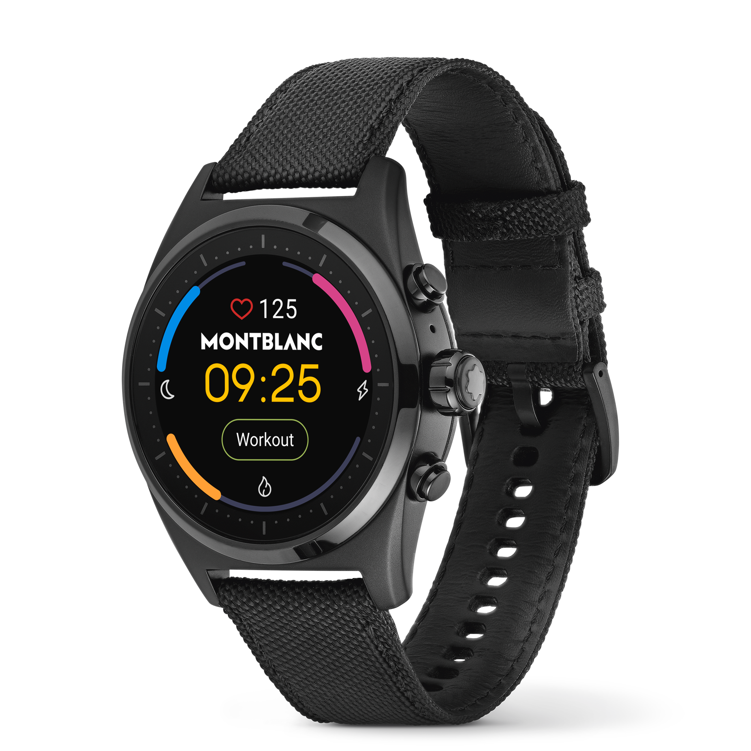 Montblanc Summit Lite Smartwatch - Black with Fabric Strap