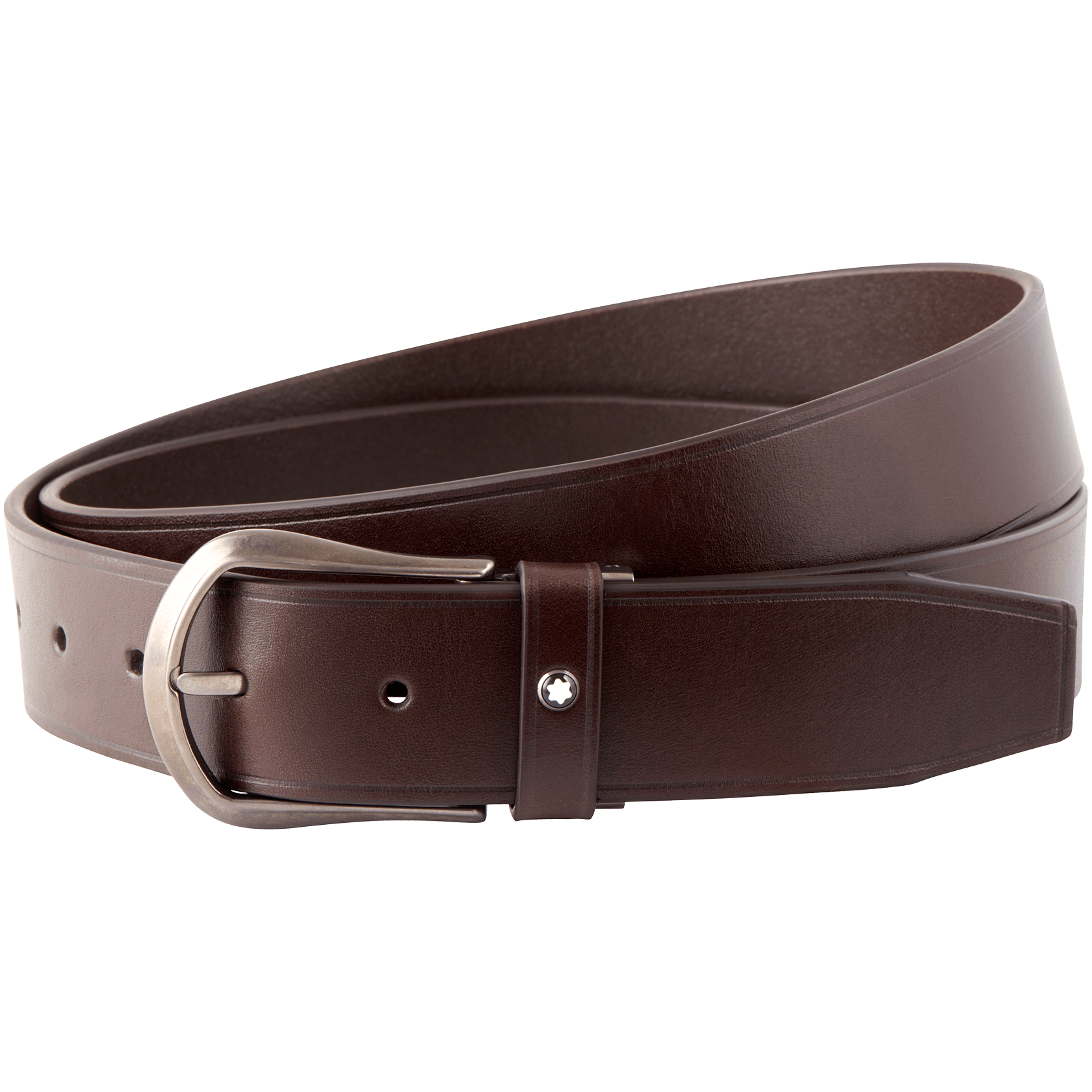 Dark brown cut-to-size casual belt, image 1