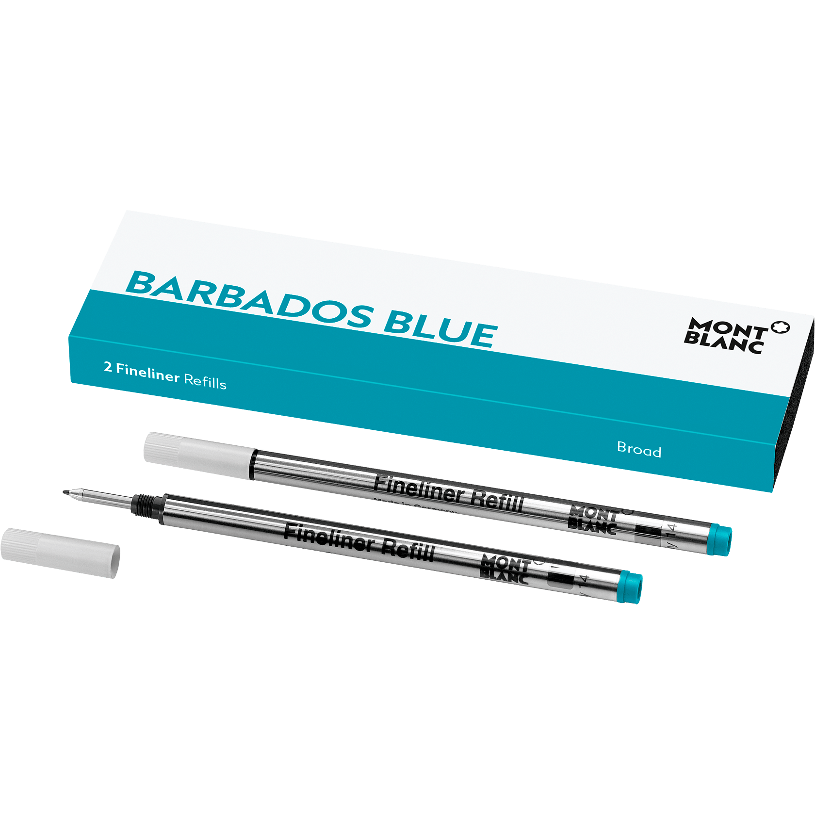 2 Fineliner Refills (B) Barbados Blue, image 1