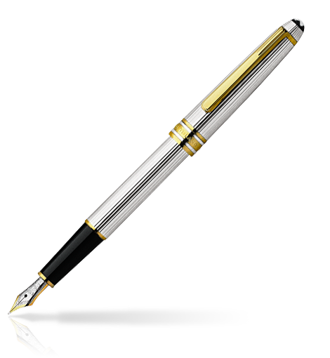 Meisterstück Solitaire Sterling Silver Fountain Pen, image 3