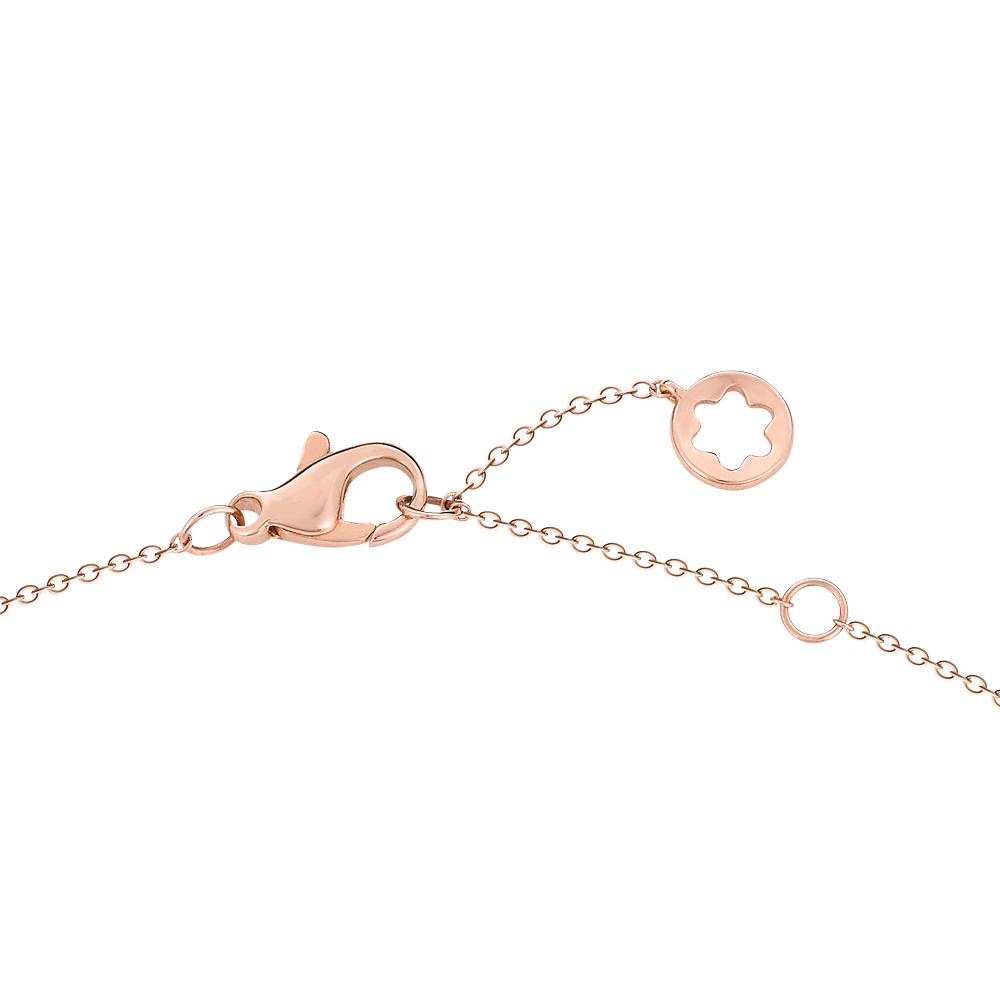 Mignardise pink gold necklace, image 2
