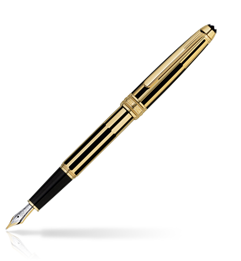 Meisterstück Solitaire Gold & Black Fountain Pen, image 1