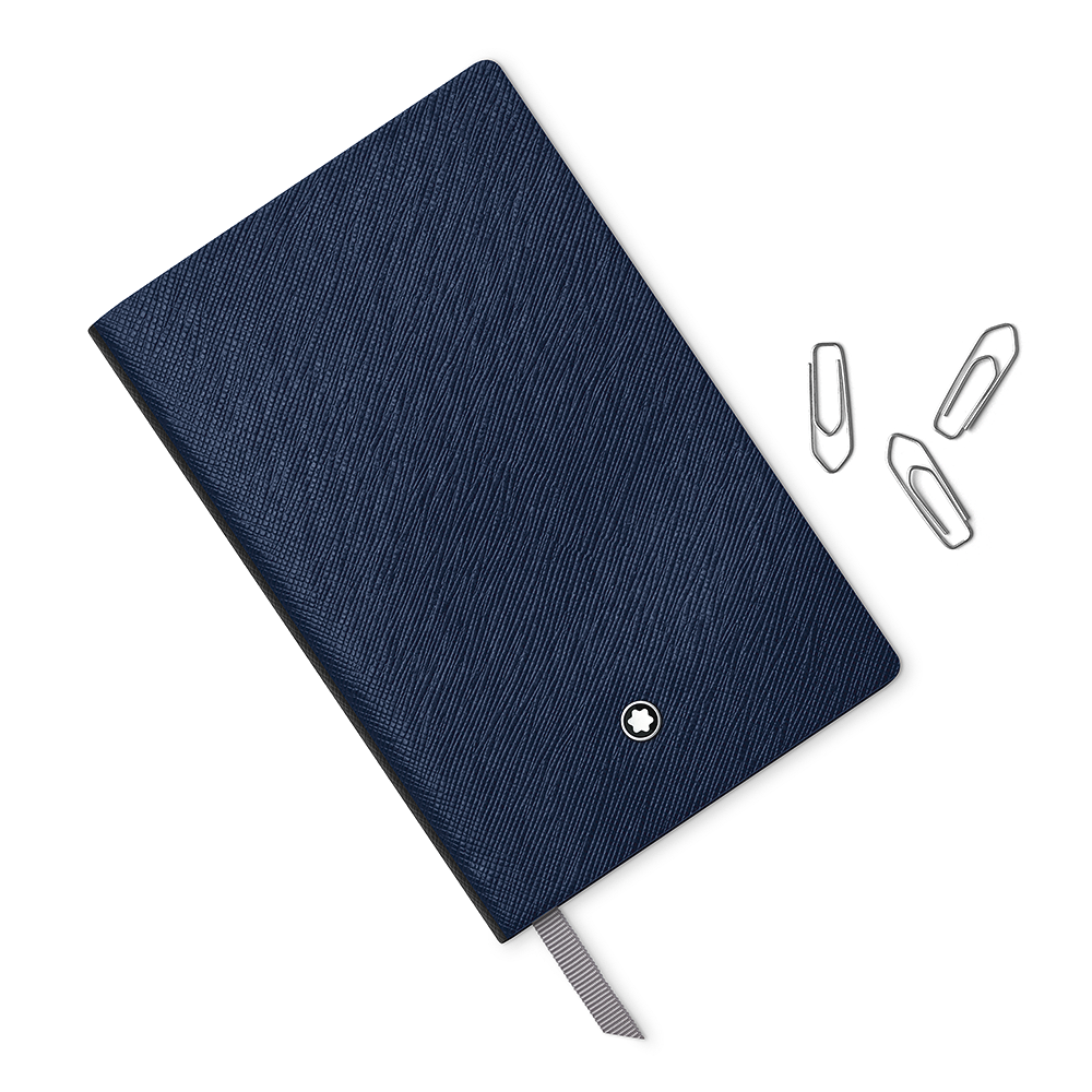 3 صورة ،Montblanc Fine Stationery Notebook #147 Indigo, lined, Open Diary