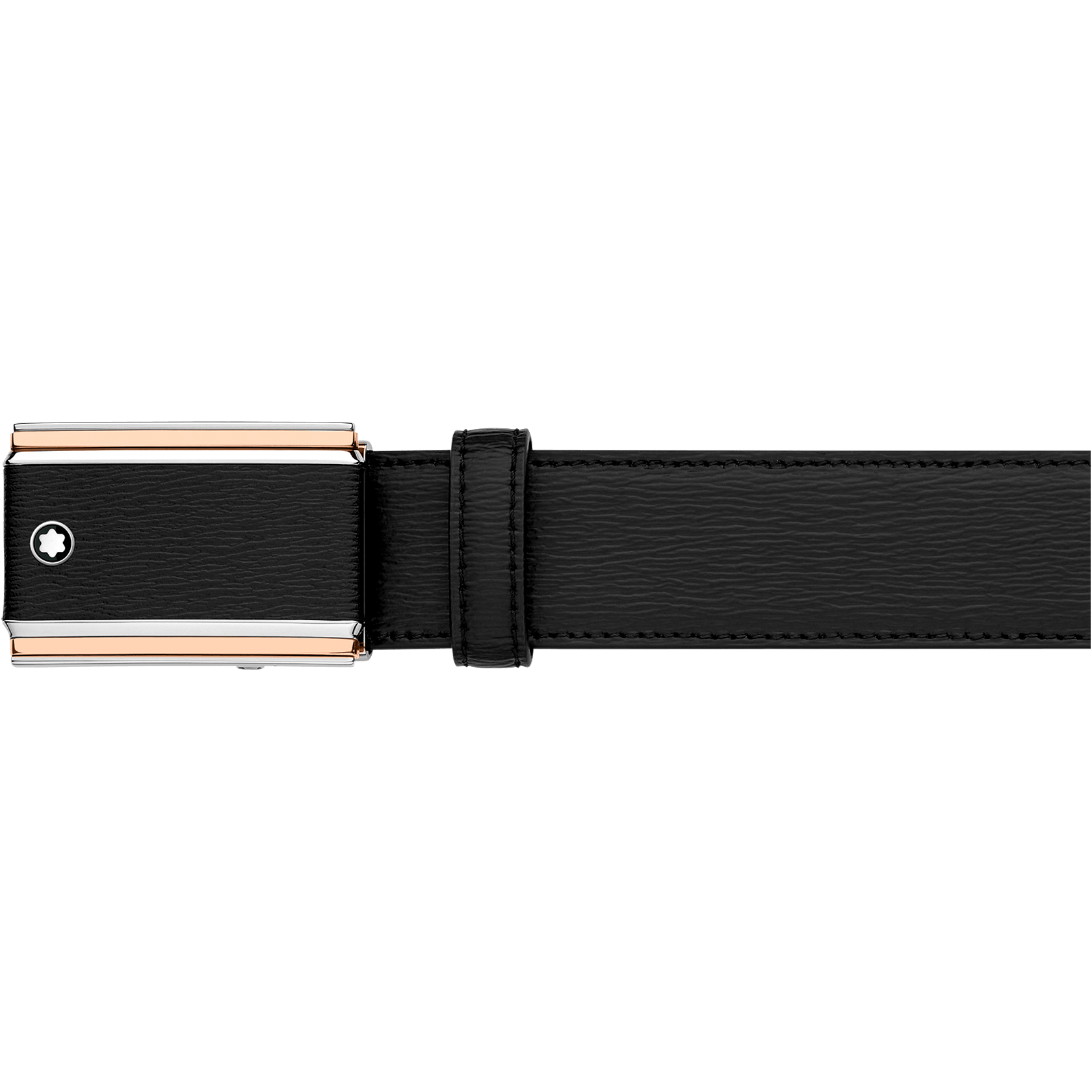 Black cut-to-size business belt, image 2