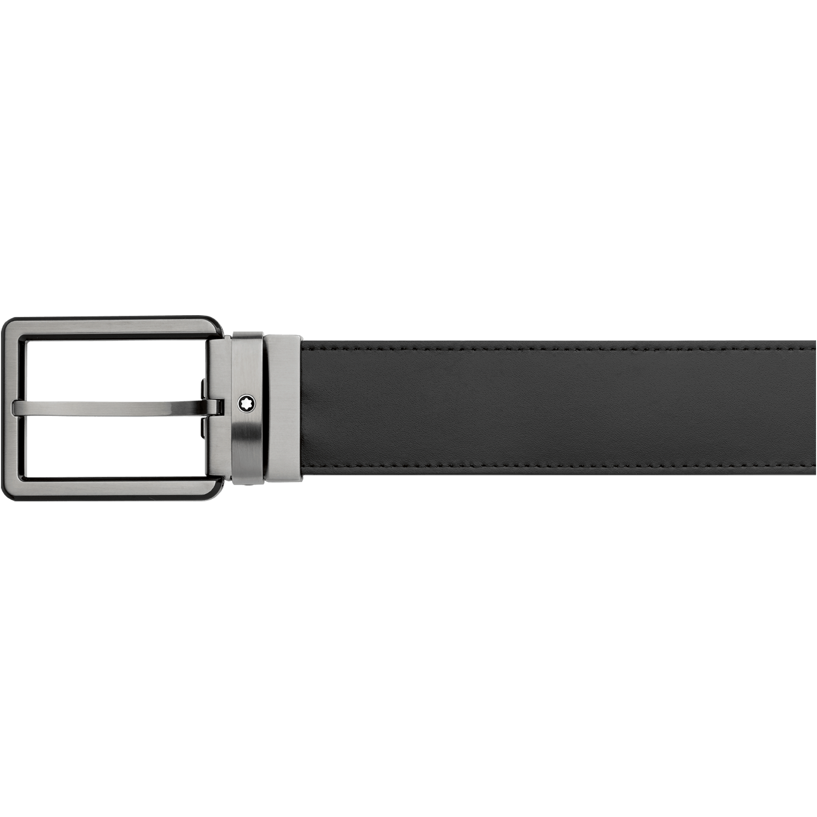 Black/brown reversible cut-to-size casual belt, image 2